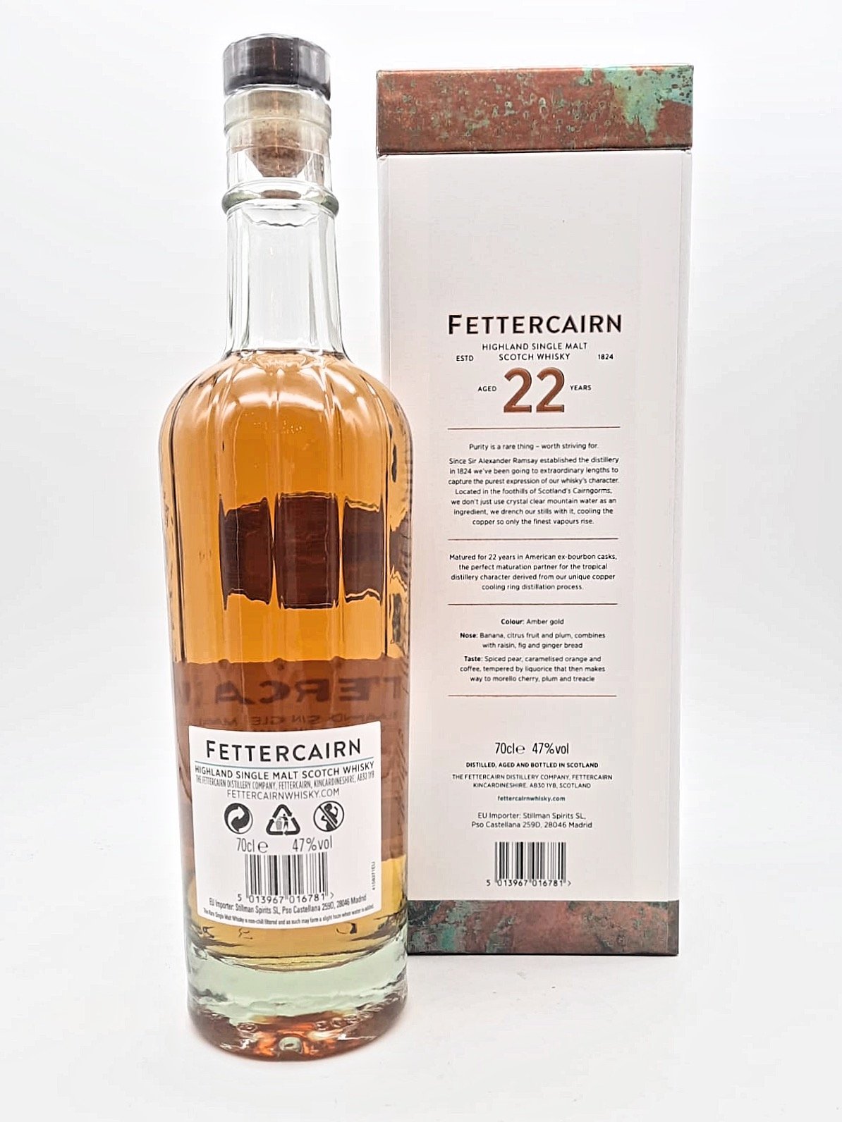Fettercairn s2 Jahre Highland Single Malt Scotch Whisky