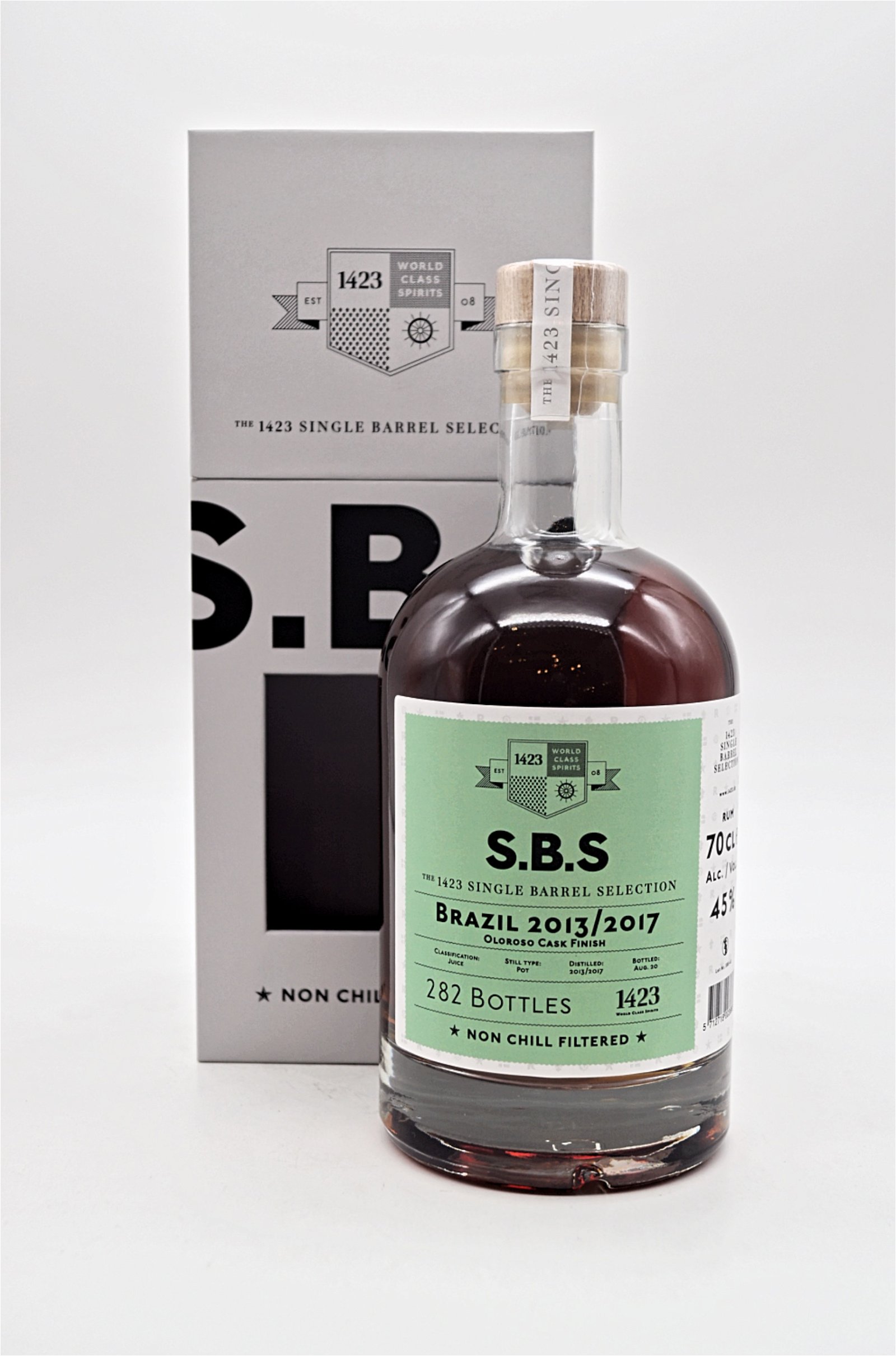 SBS Brazil 2013/2017 Oloroso Cask Finish Single Barrel Selection Rum