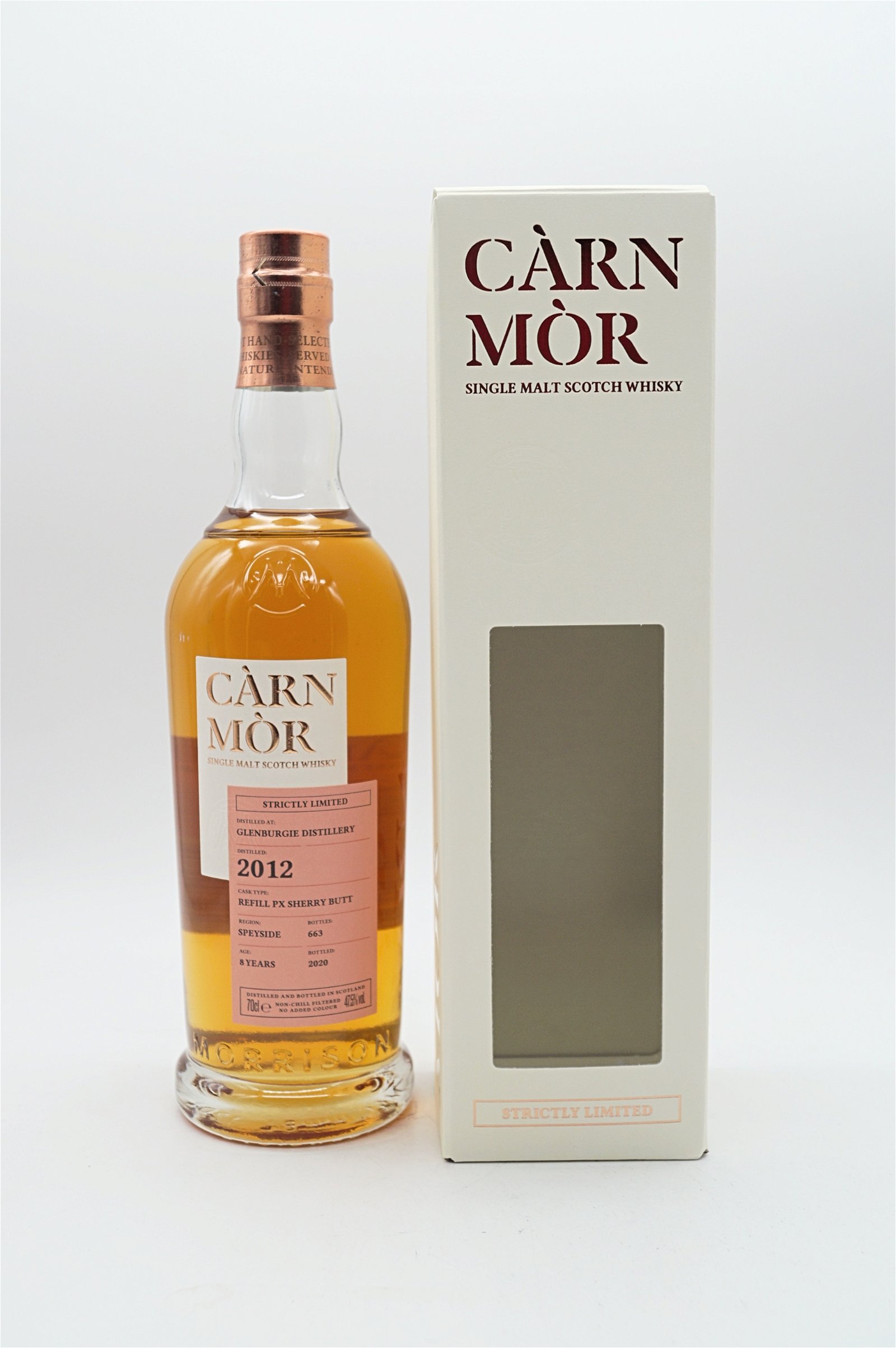 Carn Mor Glenburgie 2012 PX Sherry Finish Strictly Limited Single Malt Scotch Whisky