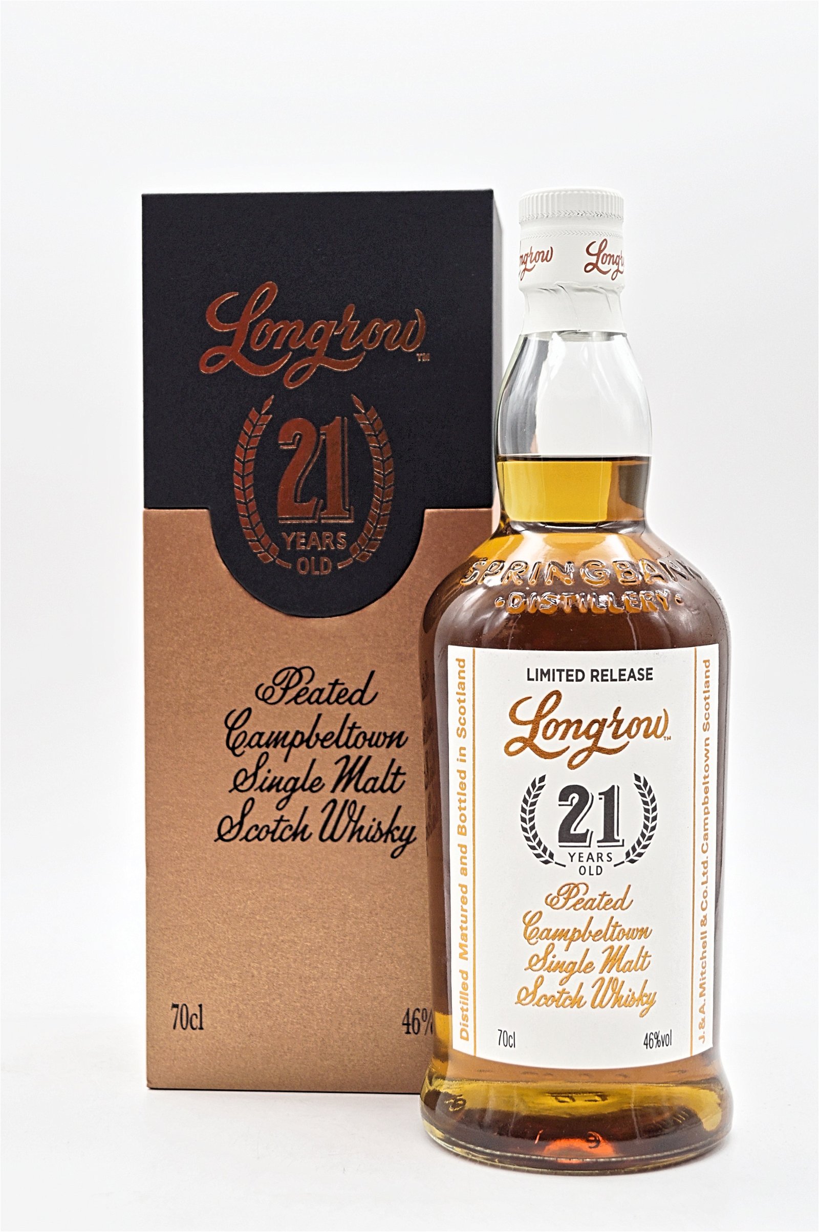 Longrow 21 Jahre Peated Campbeltown Single Malt Scotch Whisky Release 2020  