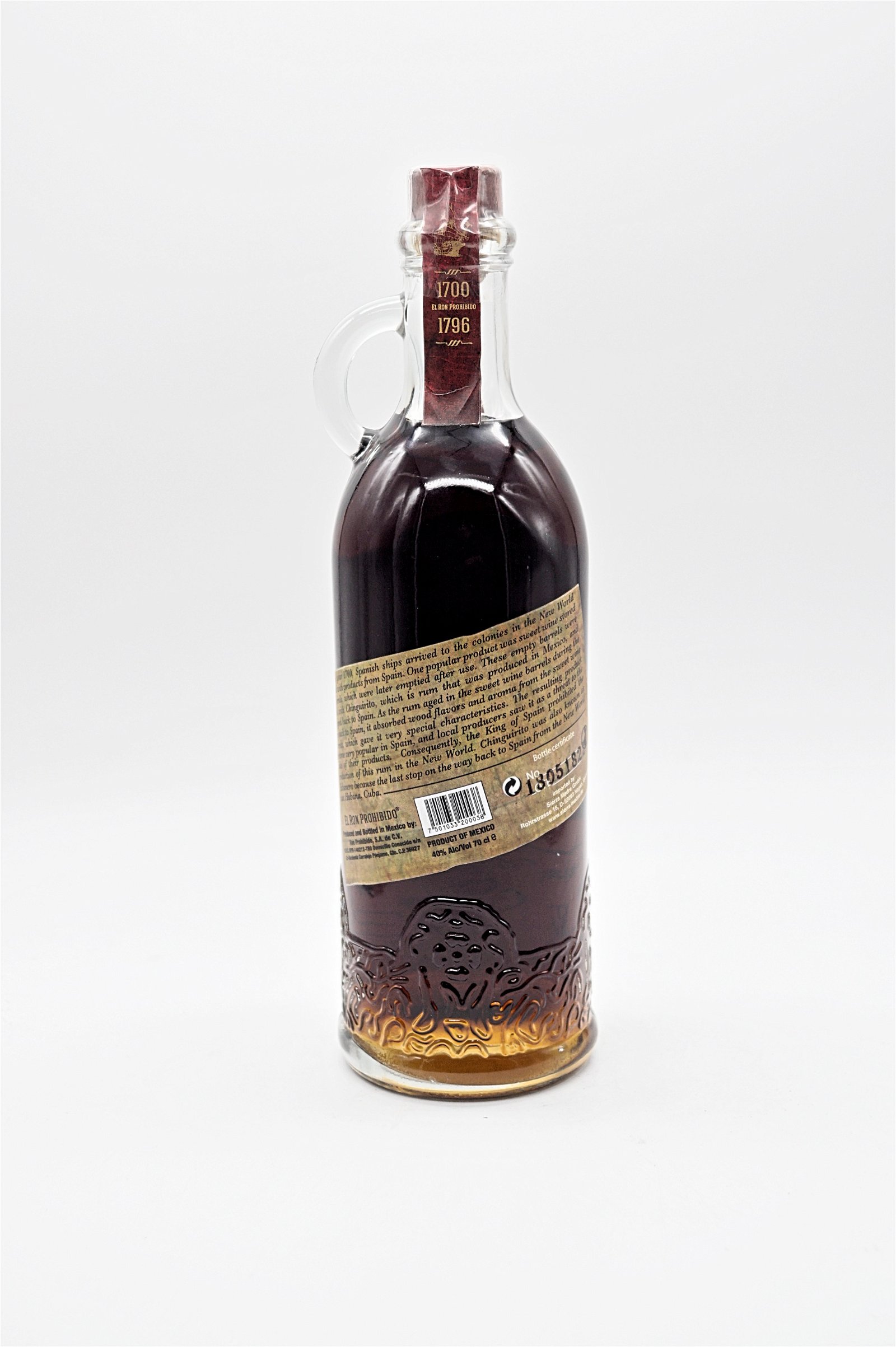 El Ron Prohibido Reserva 12 Jahre Mexican Rum