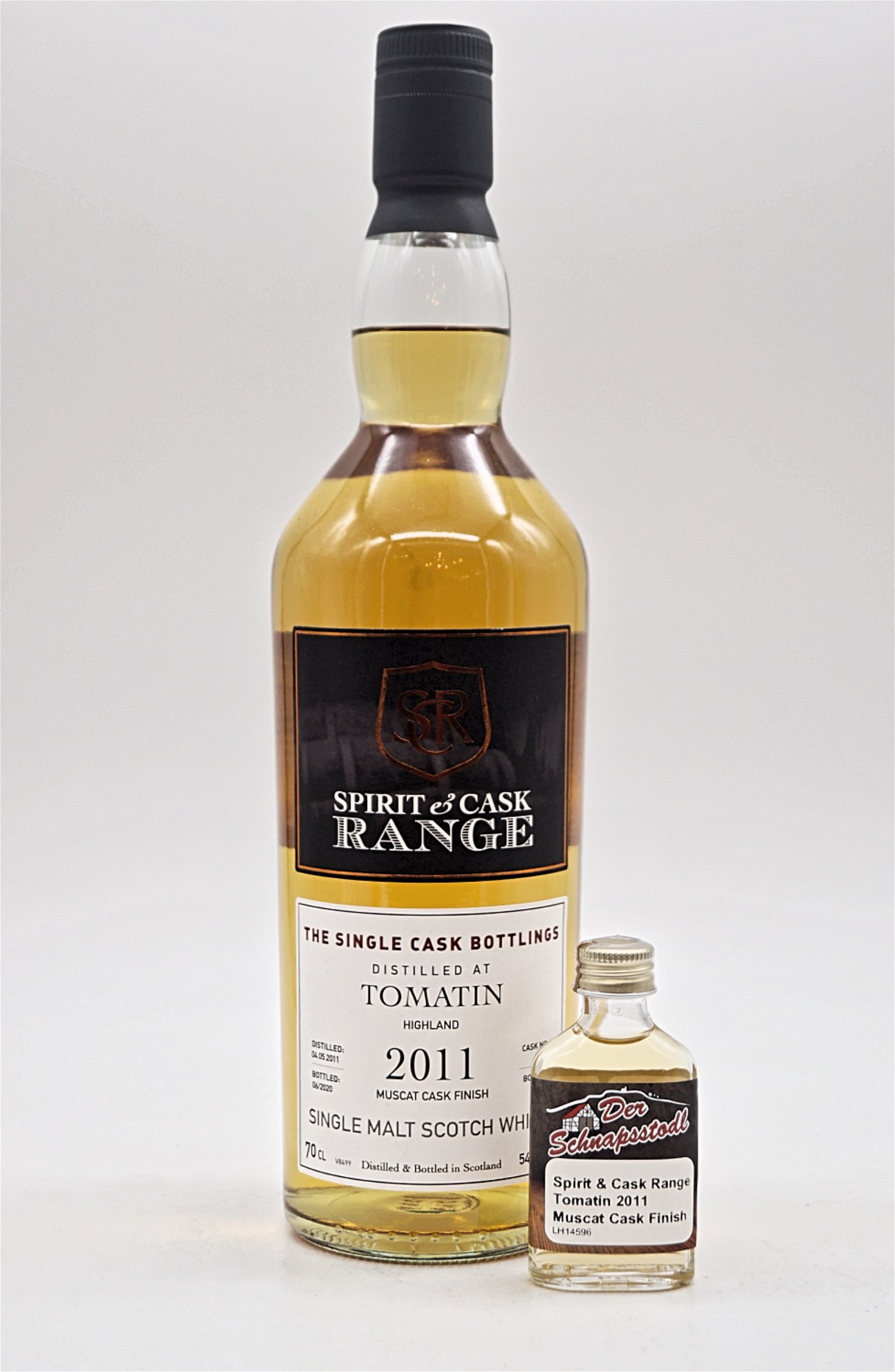 Spirit & Cask Range Tomatin 2011 Muscat Cask Finish Single Malt Scotch Whisky Sample 20 ml