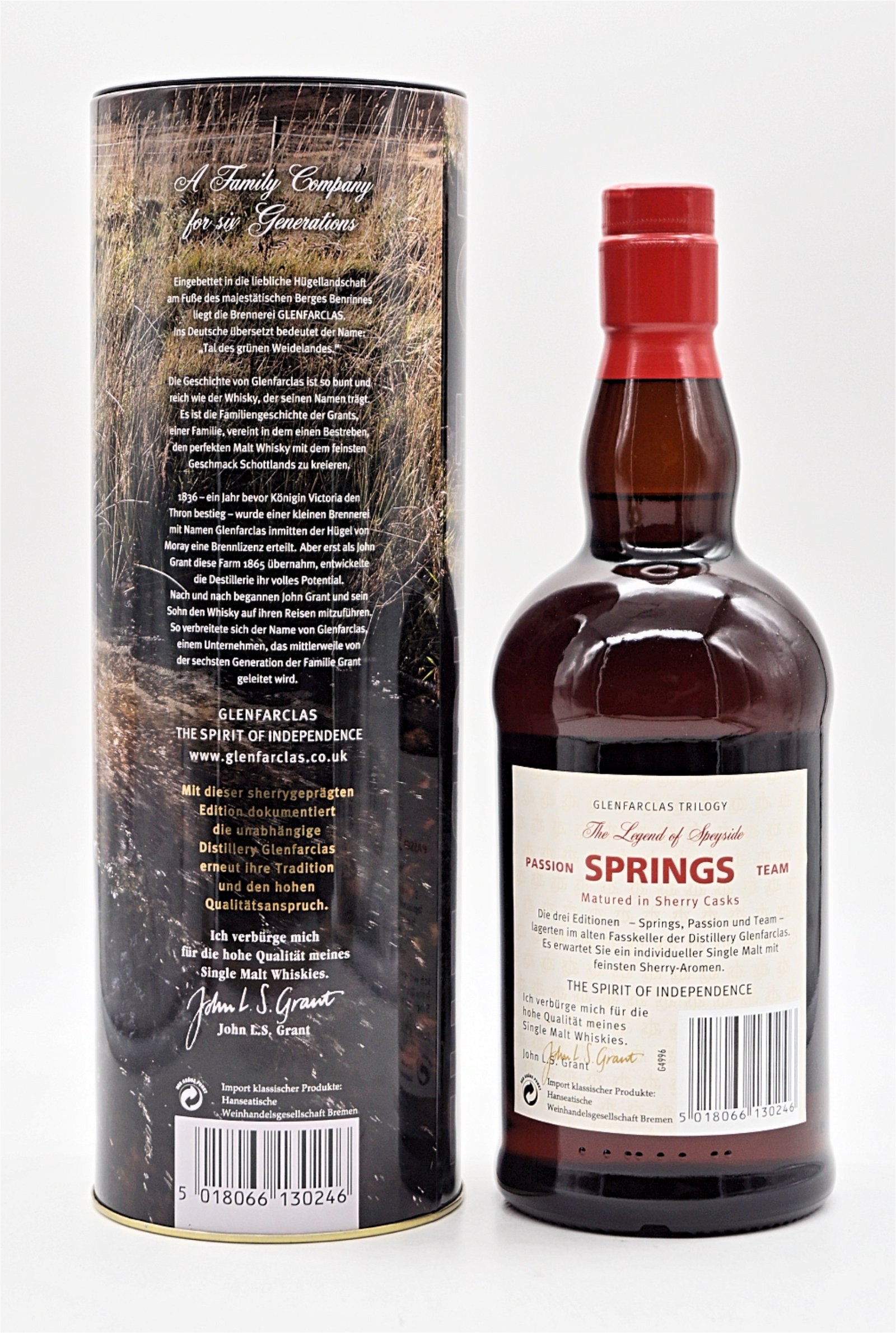 Glenfarclas Springs Speyside Single Malt Scotch Whisky