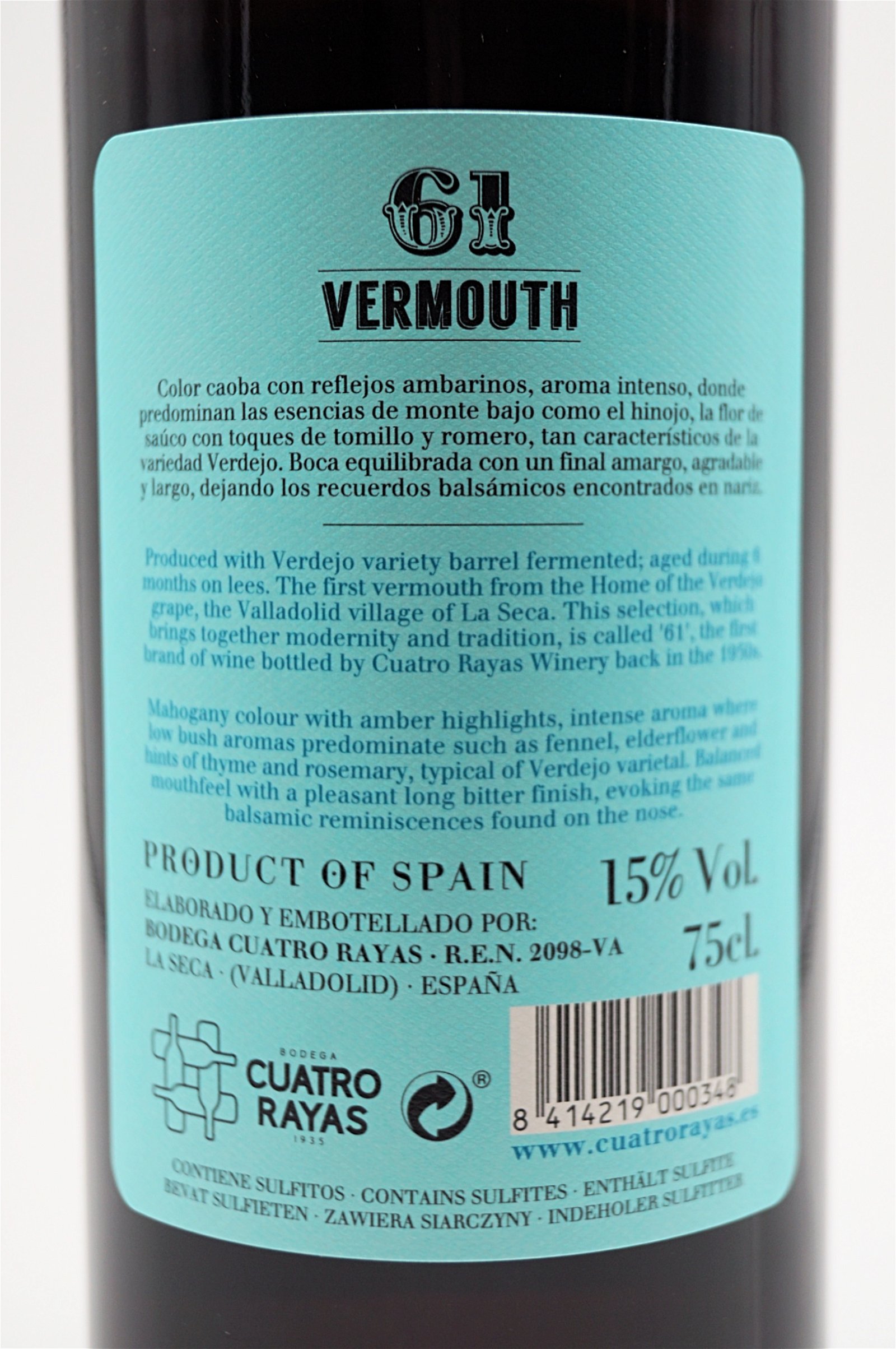 61 Vermouth Verdejo Vermouth
