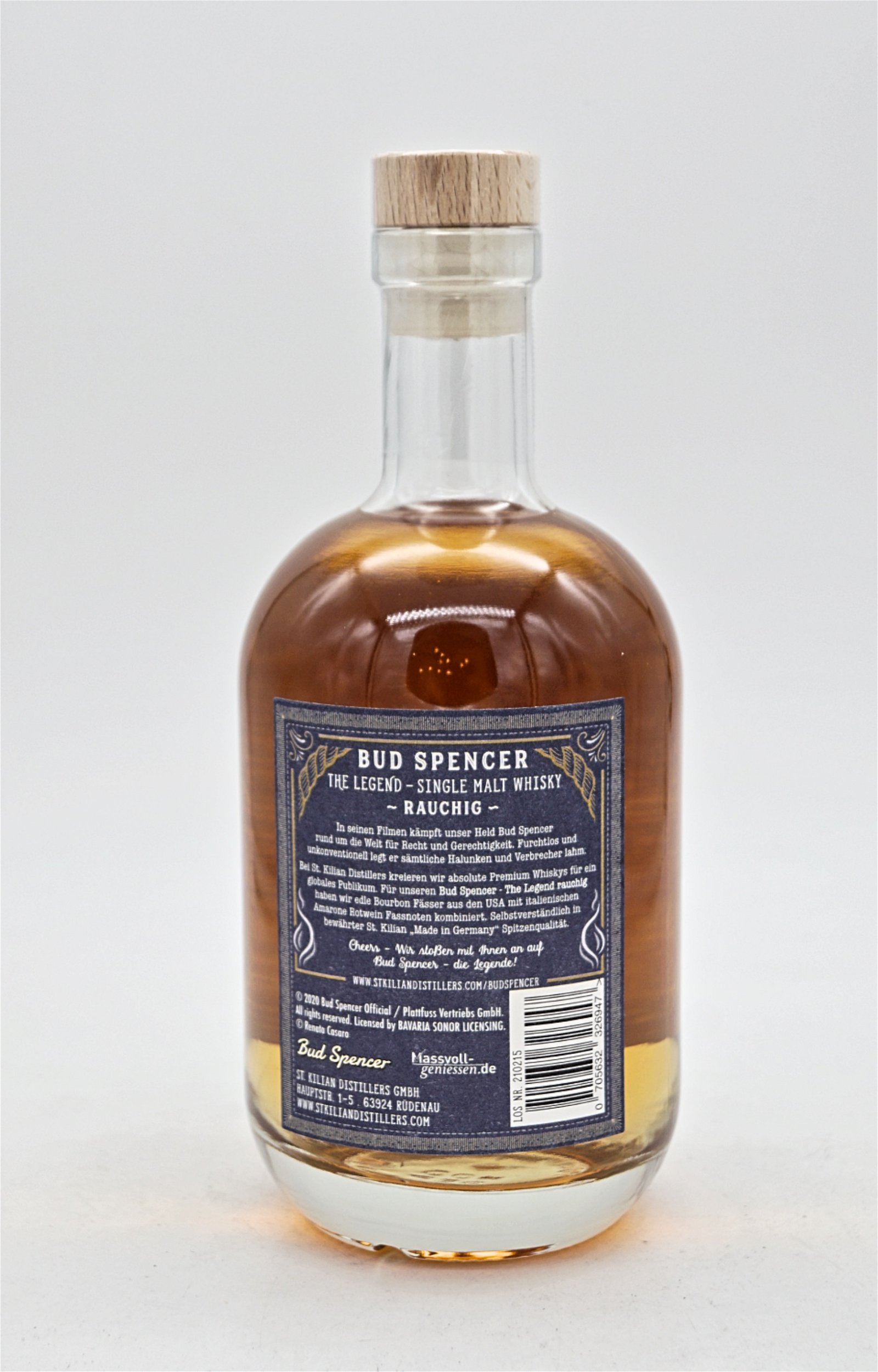 St. Kilian Distillers Bud Spencer The Legend Rauchig Single Malt Whisky