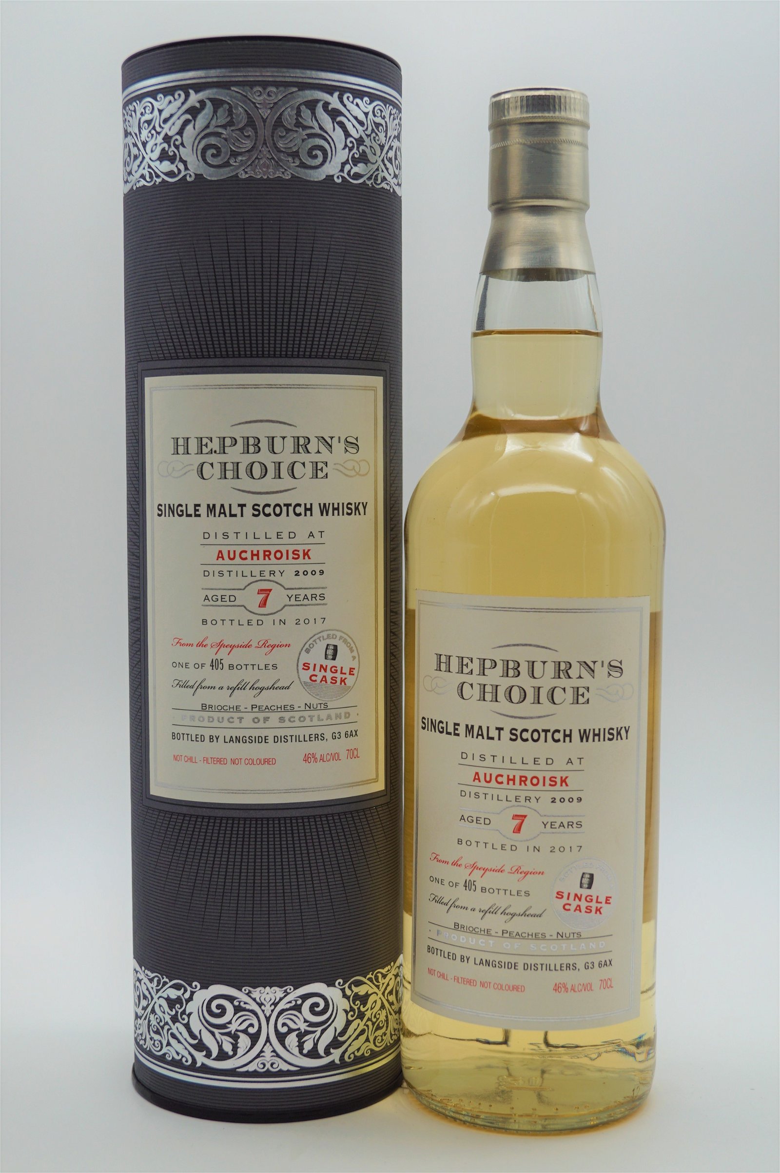 Hepburns Choice Auchroisk 7 Jahre 2009/2017 - 405 Fl. Single Malt Scotch