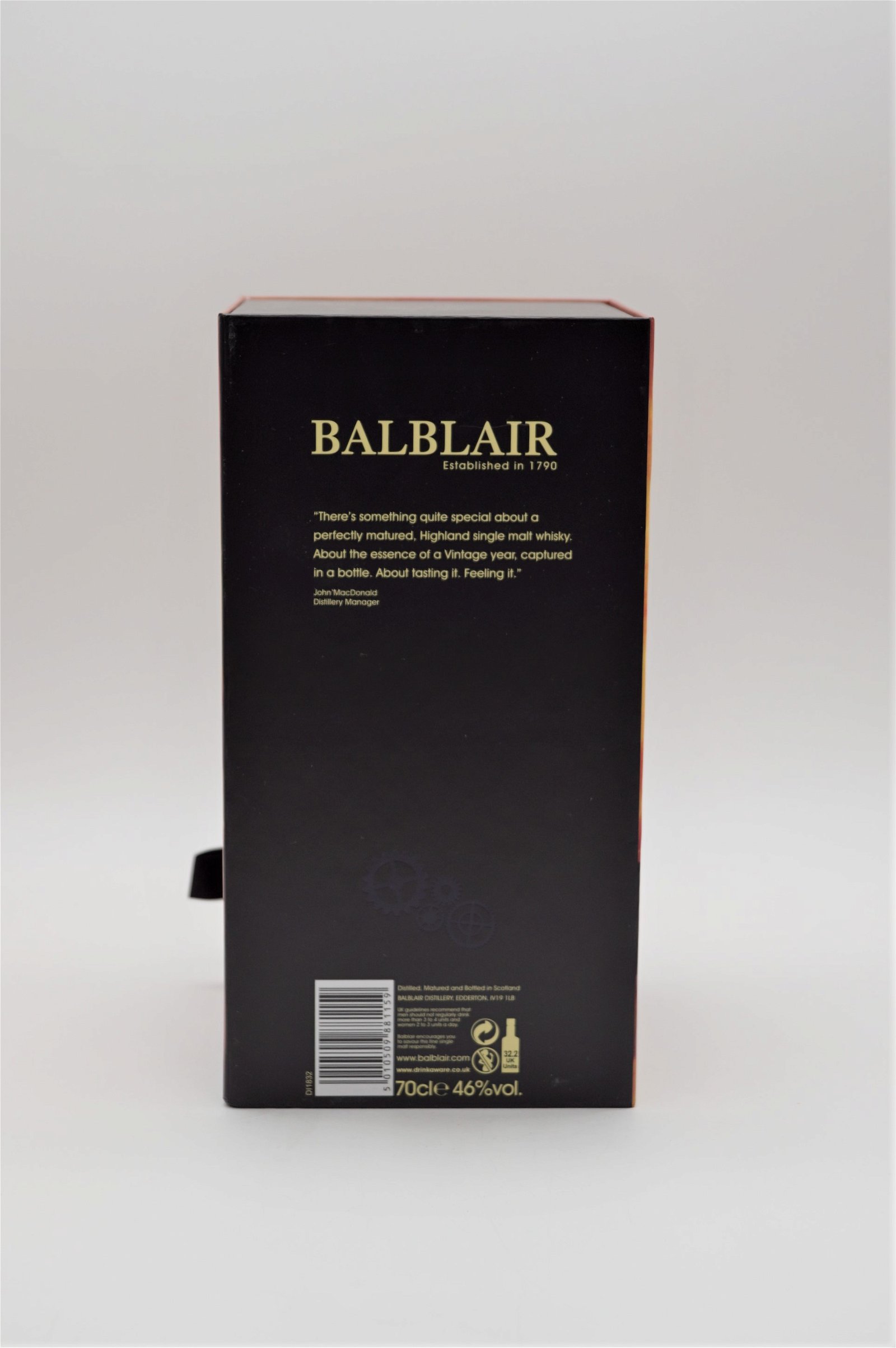 Balblair 2000 2nd Release Highland Single Malt Scotch Whisky