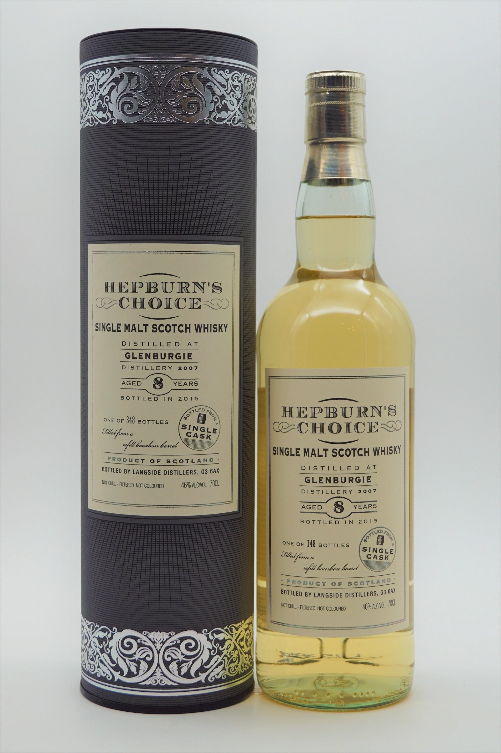 Hepburns Choice Glenburgie 8 jahre 2007/2015 - 348 Fl. Single Malt Scotch