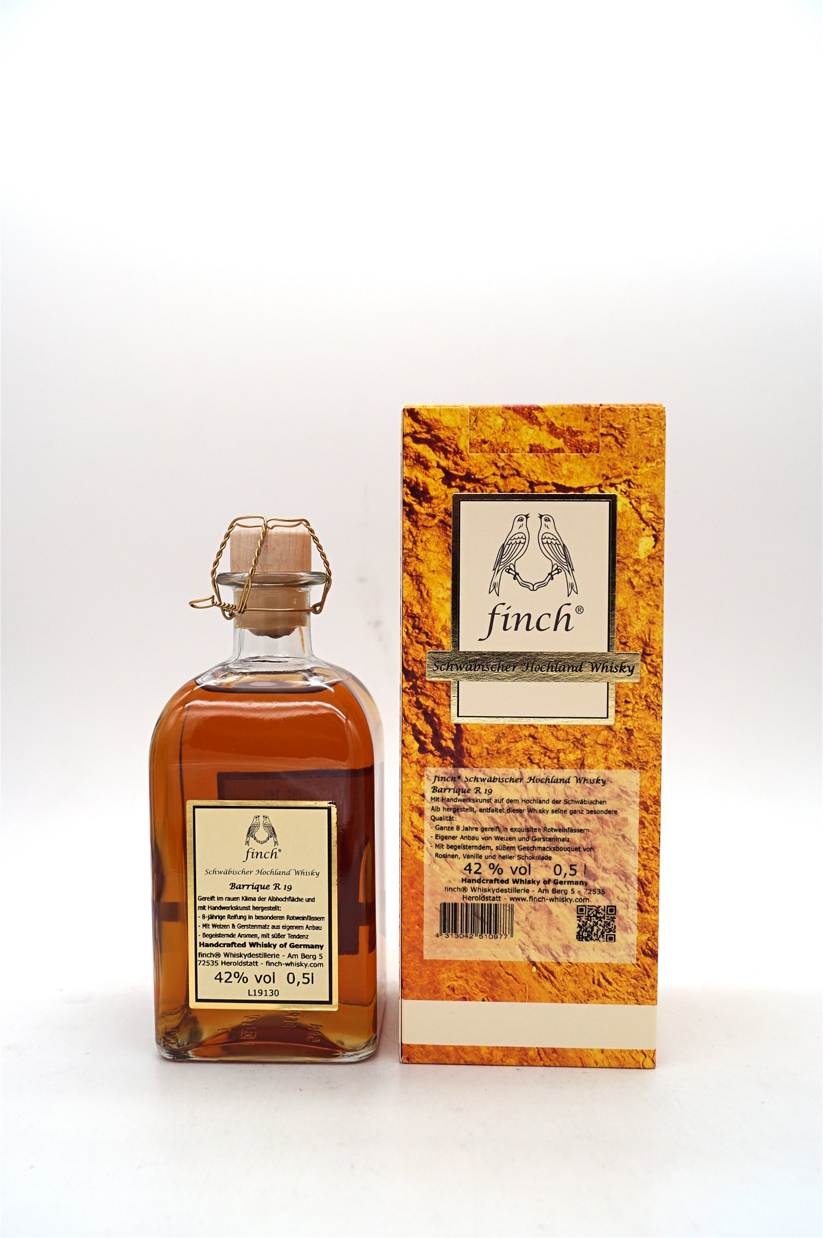 Finch Barrique R 19 Limitierte Abfüllung Schwäbischer Hochland Whisky