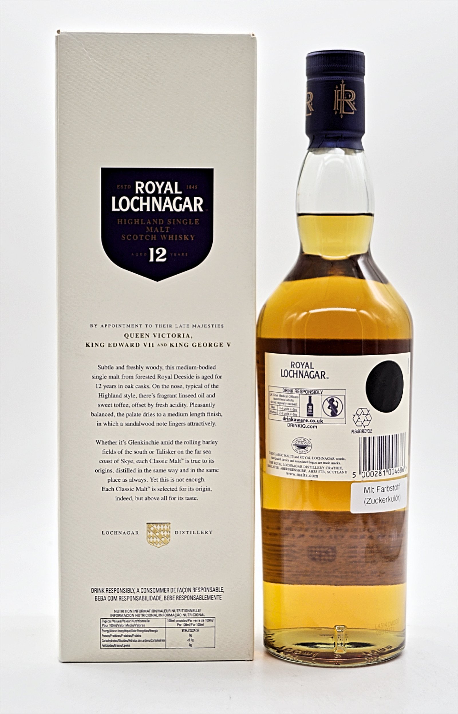 Royal Lochnagar 12 Jahre Highland Single Malt Scotch Whisky