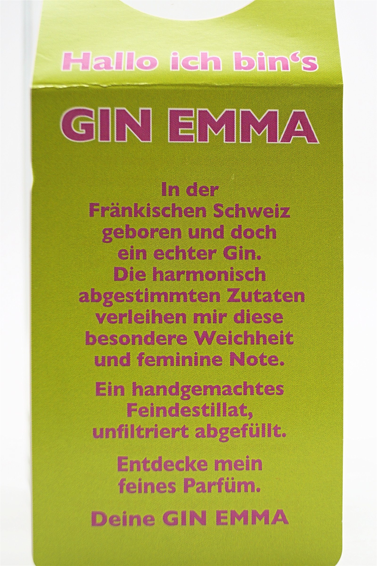 Brennerei Zehner Gin Emma