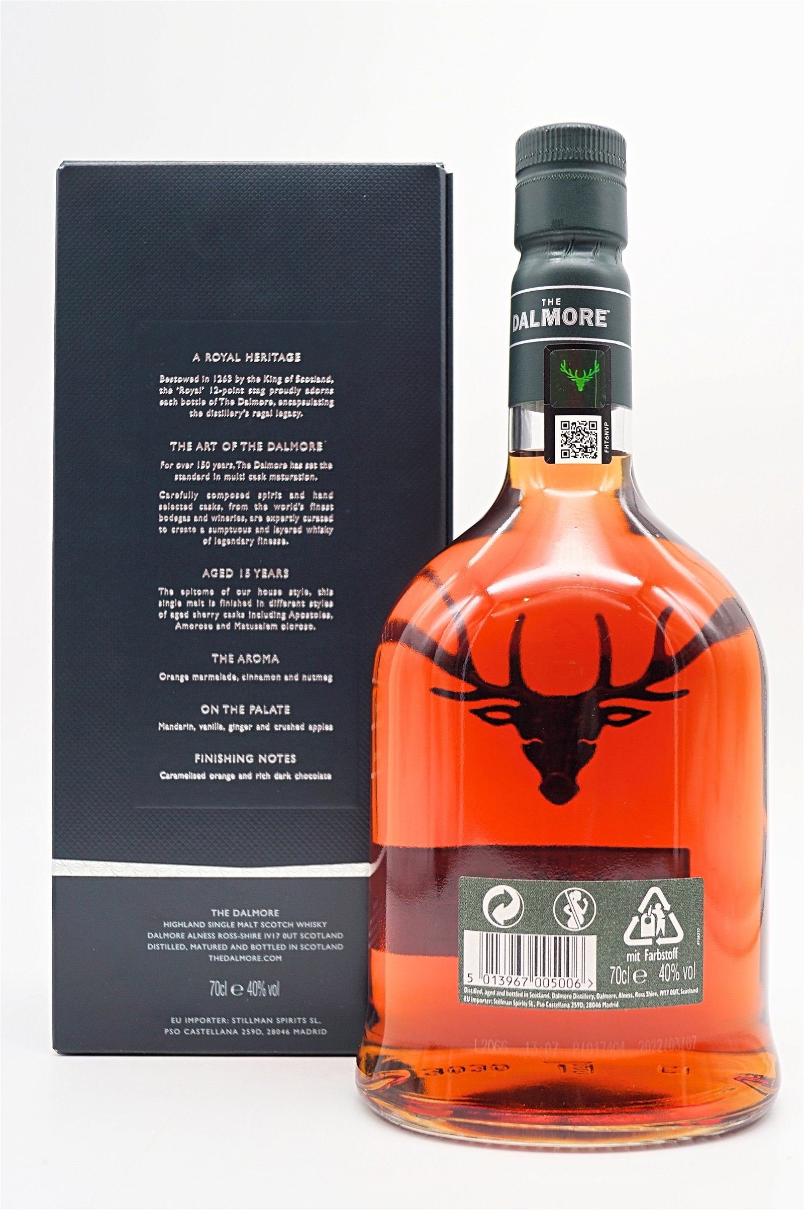 The Dalmore 15 Jahre Highland Single Malt Scotch Whisky