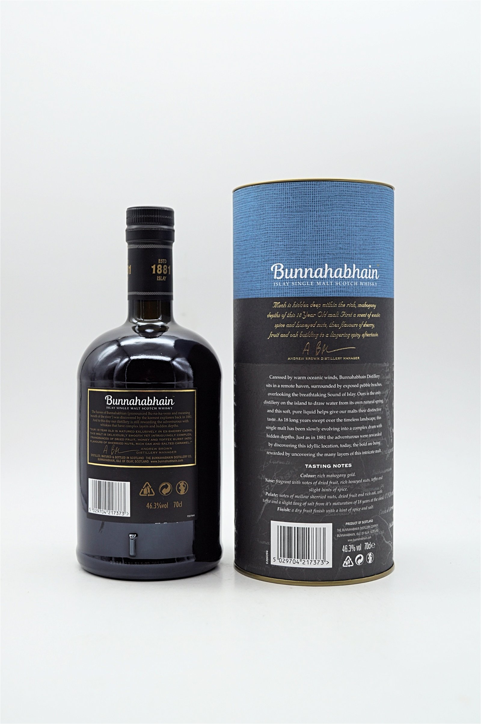 Bunnahabhain 18 Jahre Single Malt Scotch Whisky Small Batch