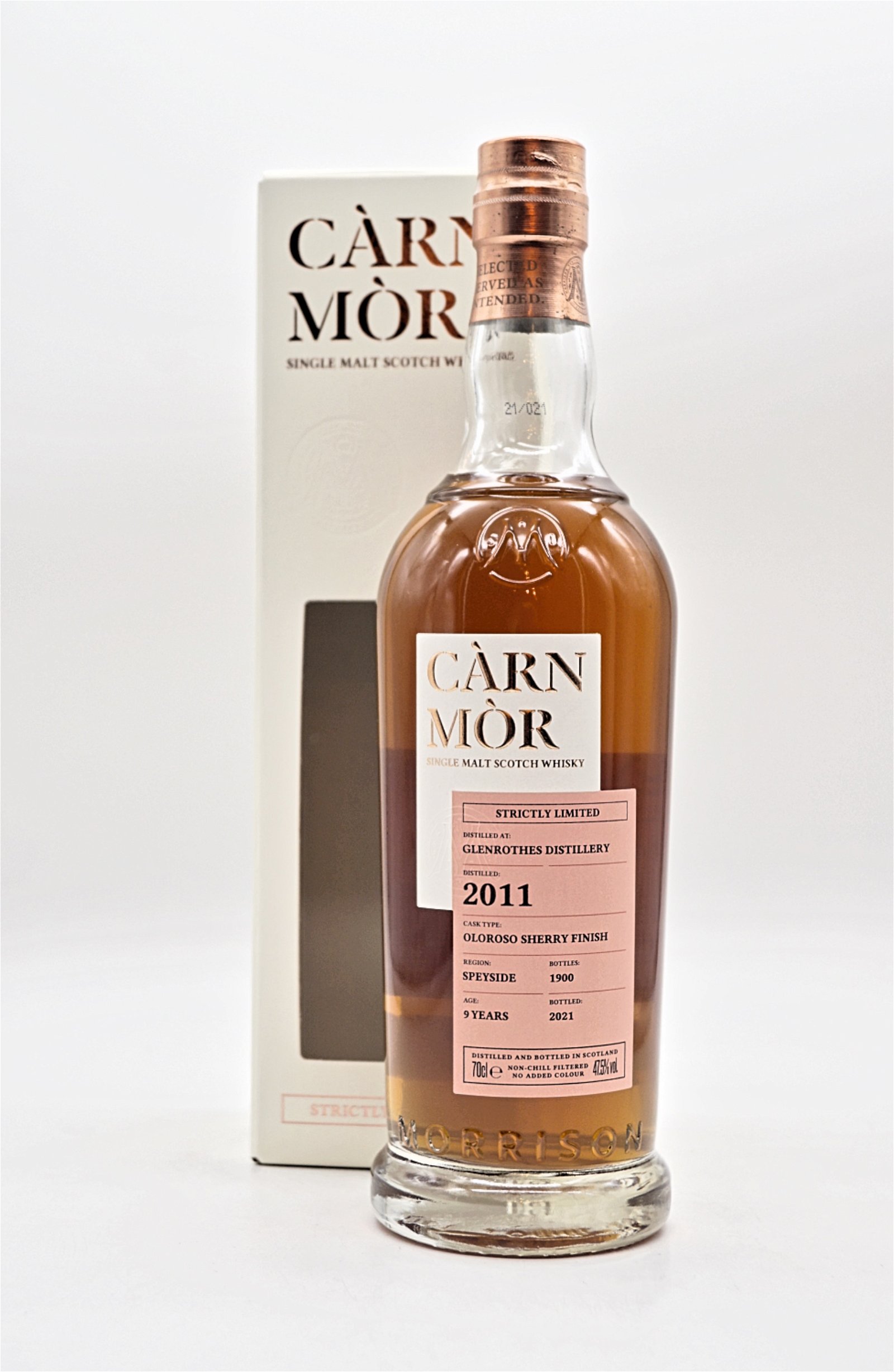 Carn Mor Glenrothes 2011 Oloroso Sherry Finish Strictly Limited Single Malt Scotch Whisky