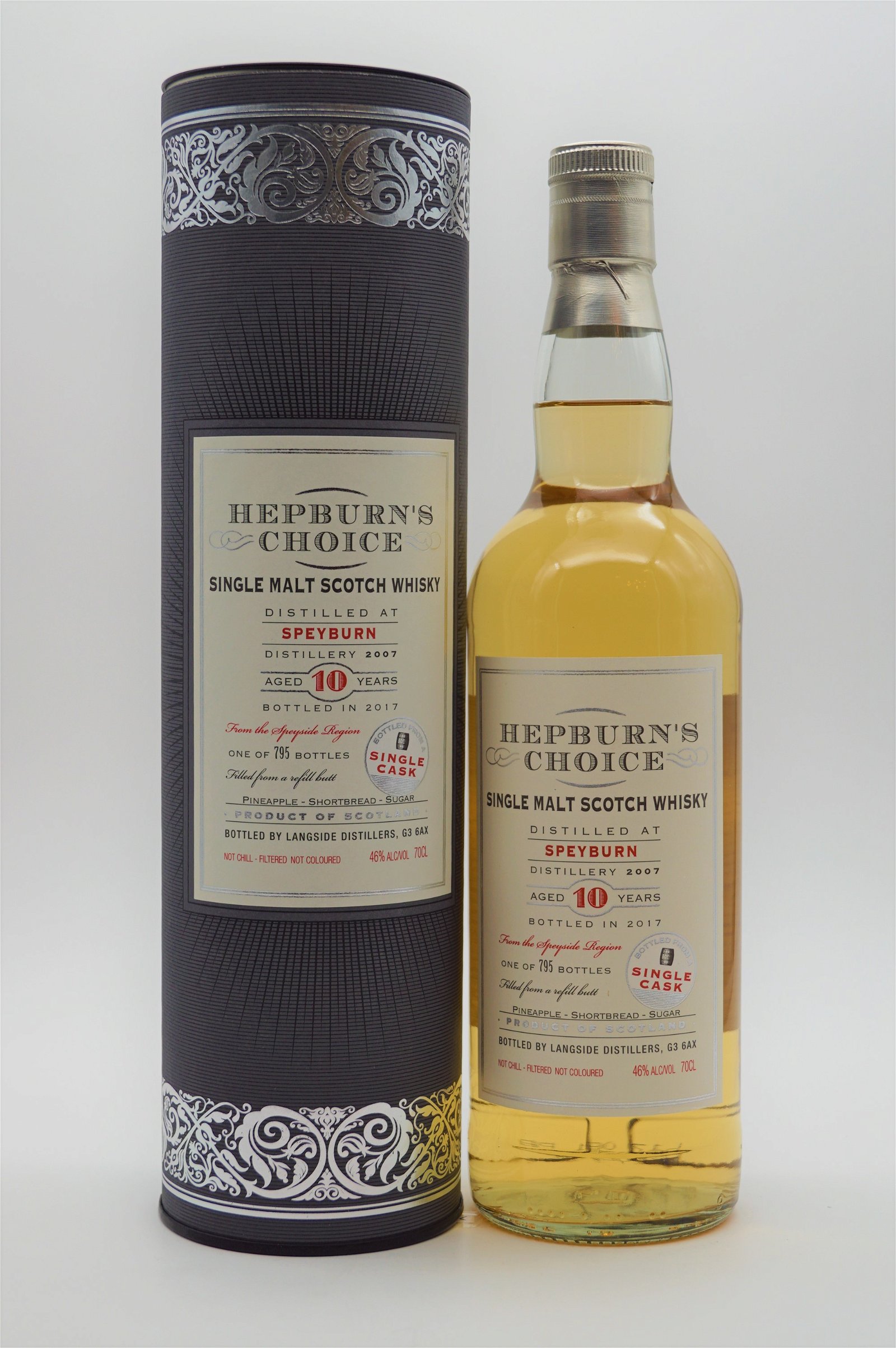 Hepburns Choice Speyburn 10 Jahre 2007/2017 - 795 Fl. Single Malt Scotch
