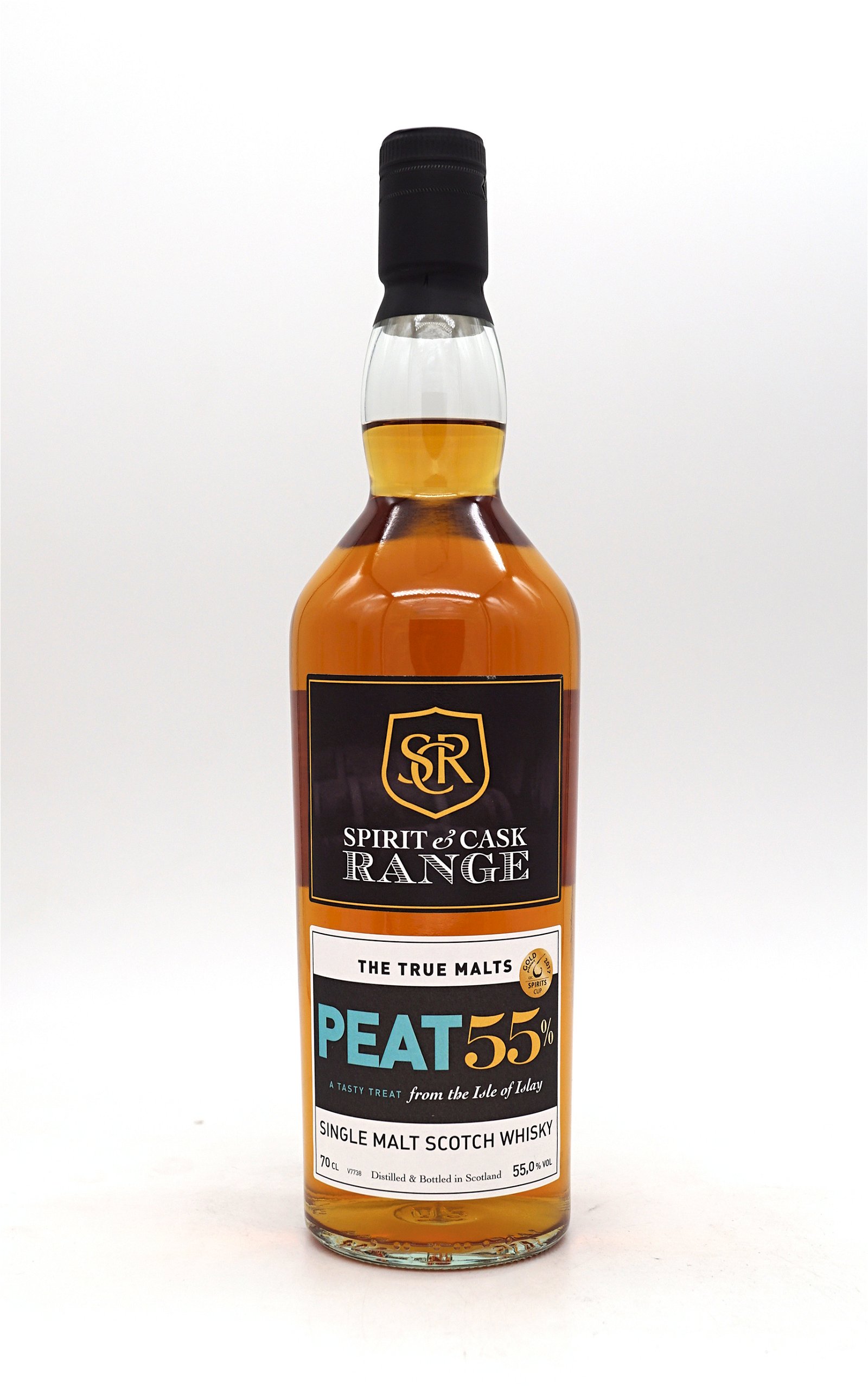 Spirit & Cask Range The True Malts Peat 55 % Single Malt Scotch Whisky 