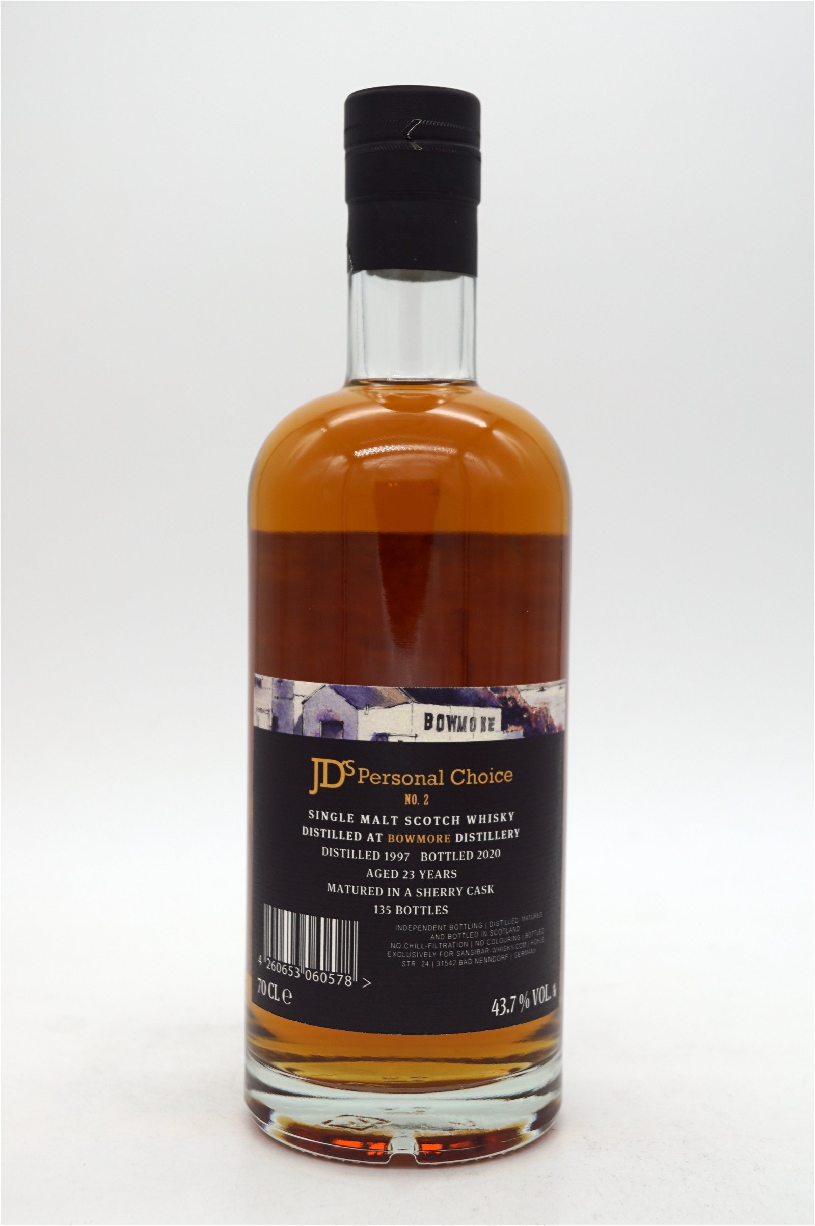 JD´s Choice 23 Jahre Bowmore 1997/2020 Sherry Cask Single Malt Scotch Whisky