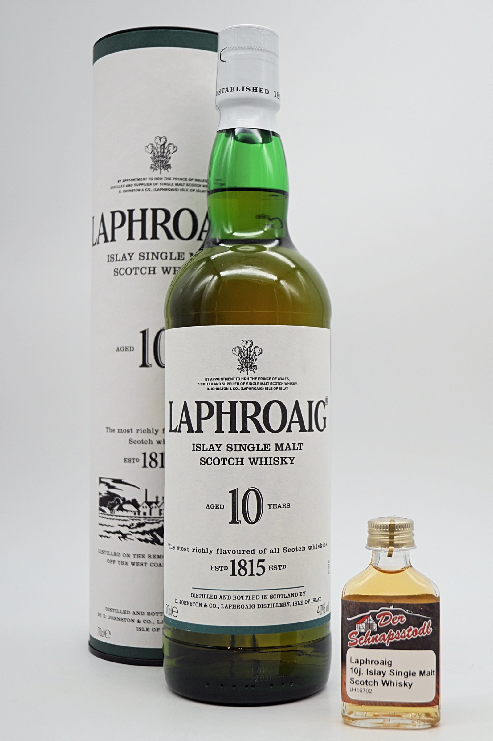 Laphroaig 10 Jahre Single Malt Scotch Whisky Sample