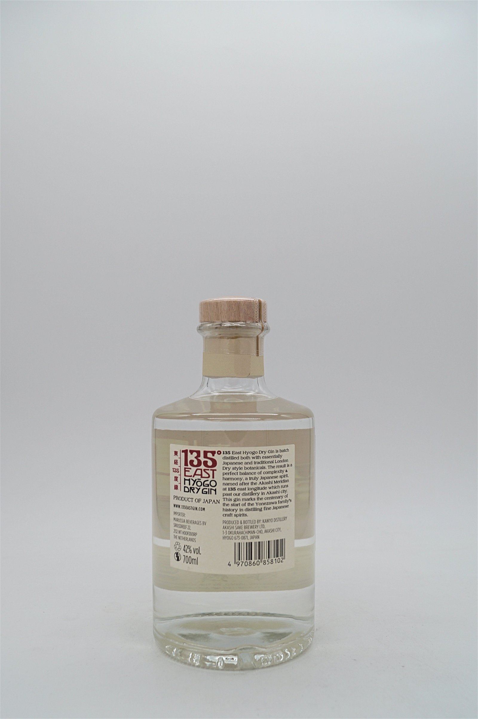135 East Hyogo Dry Japanese Artisan Gin