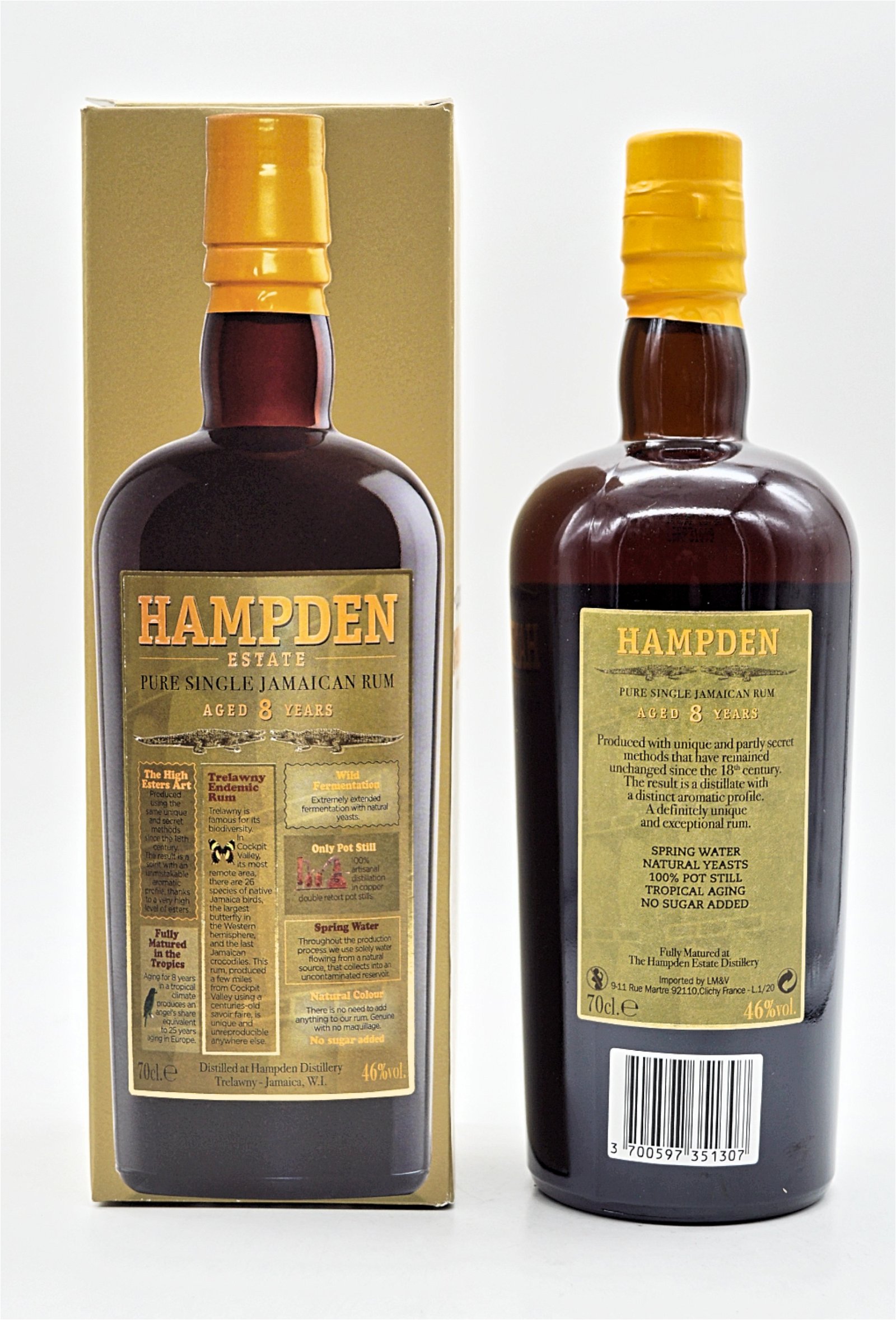 The Hampden 8 Jahre Pure Single Jamaican Rum