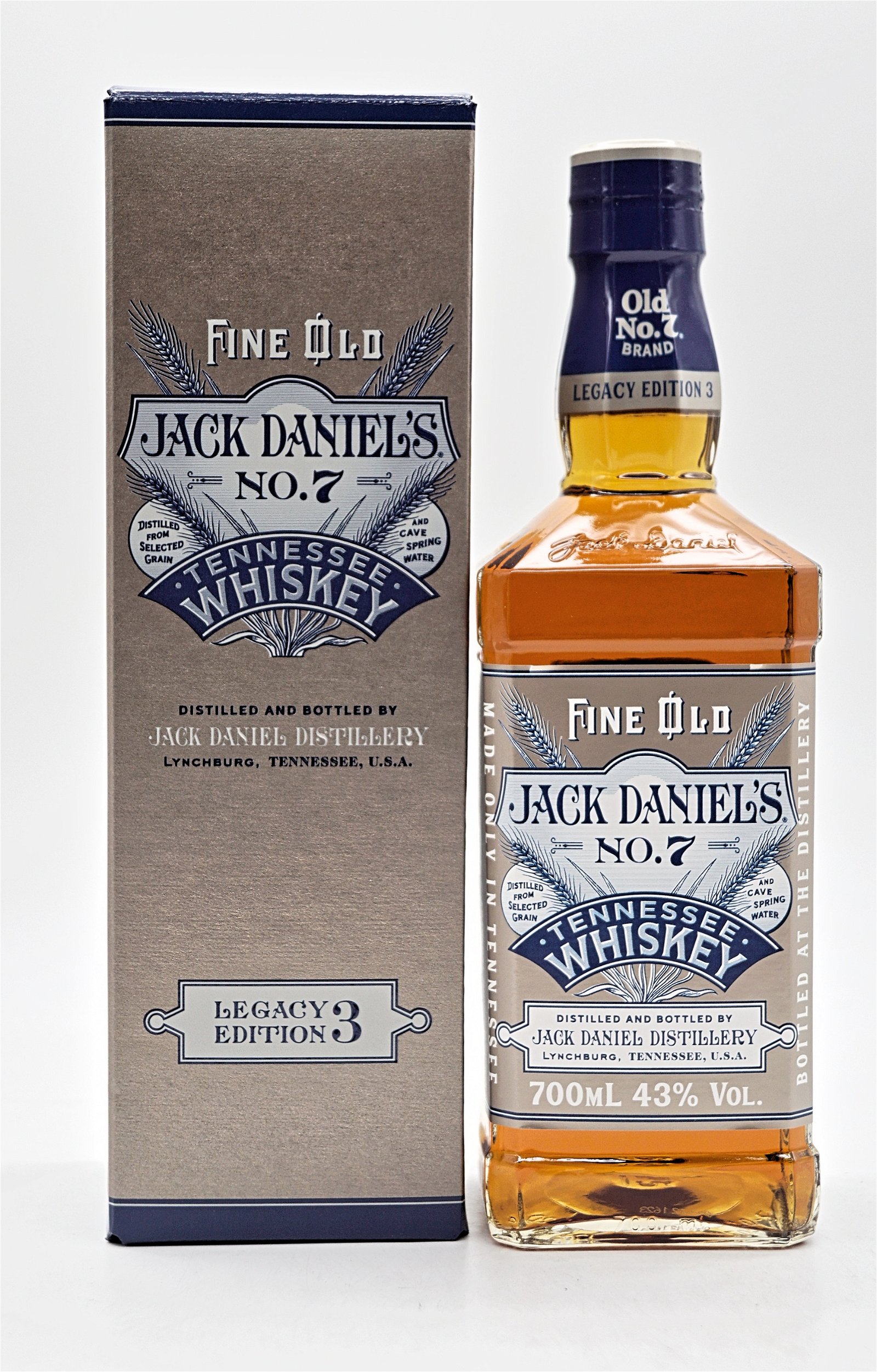 Jack Daniels Legacy Edition 3 Old No 7 Tennessee Whiskey