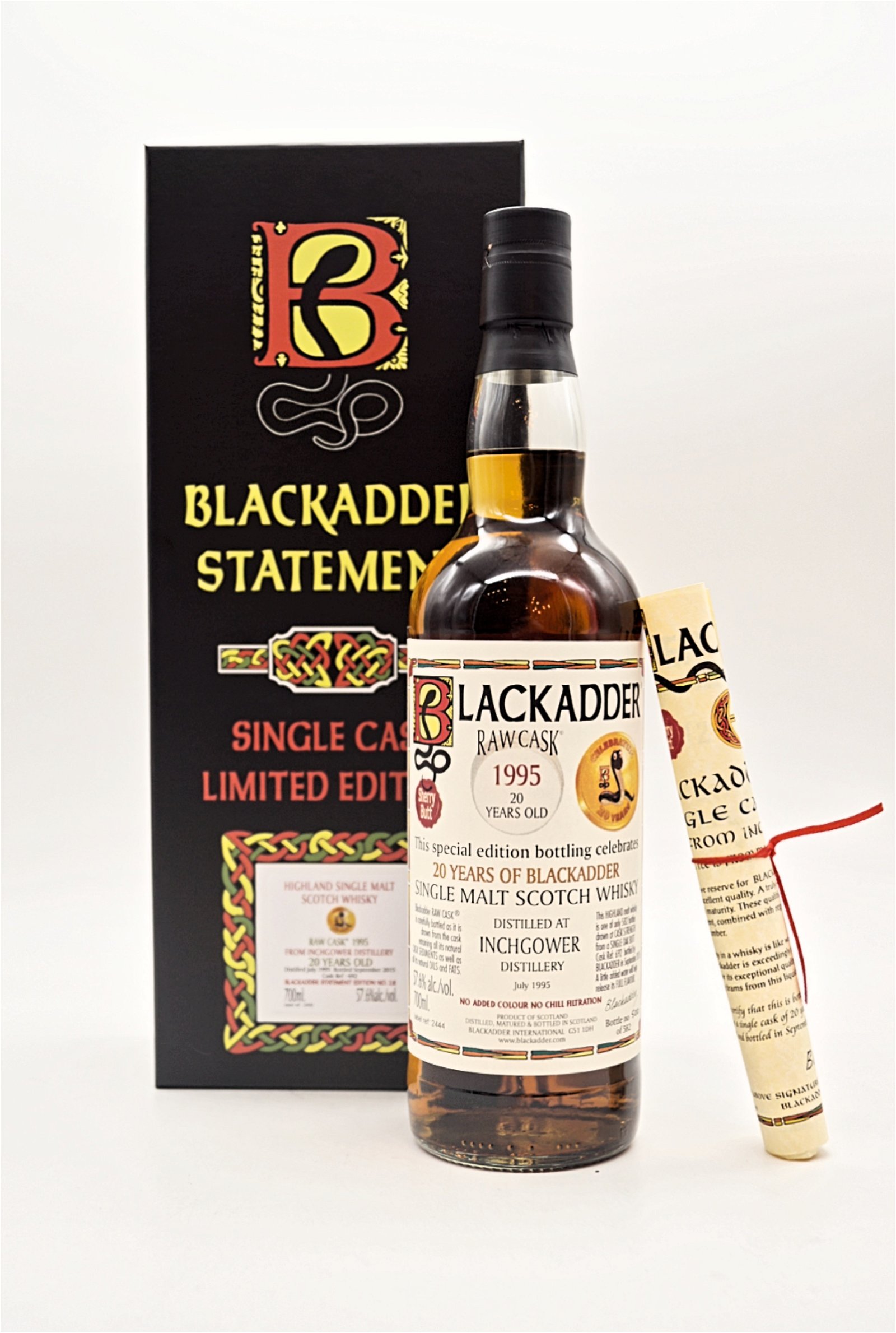 Blackadder 20 Jahre Inchgower Raw Cask No. 692 Special Edition Highland Single Malt Scotch Whisky