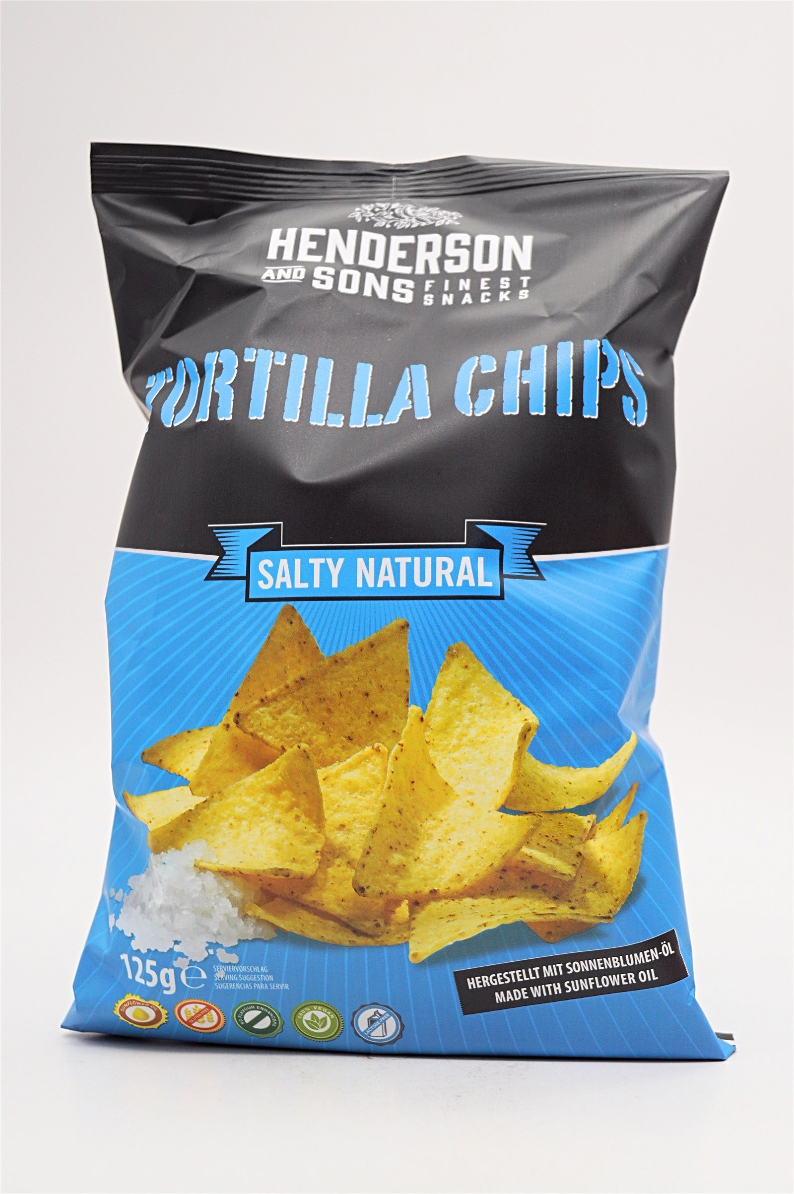 Henderson & Sons Tortilla Chips Salty Natural