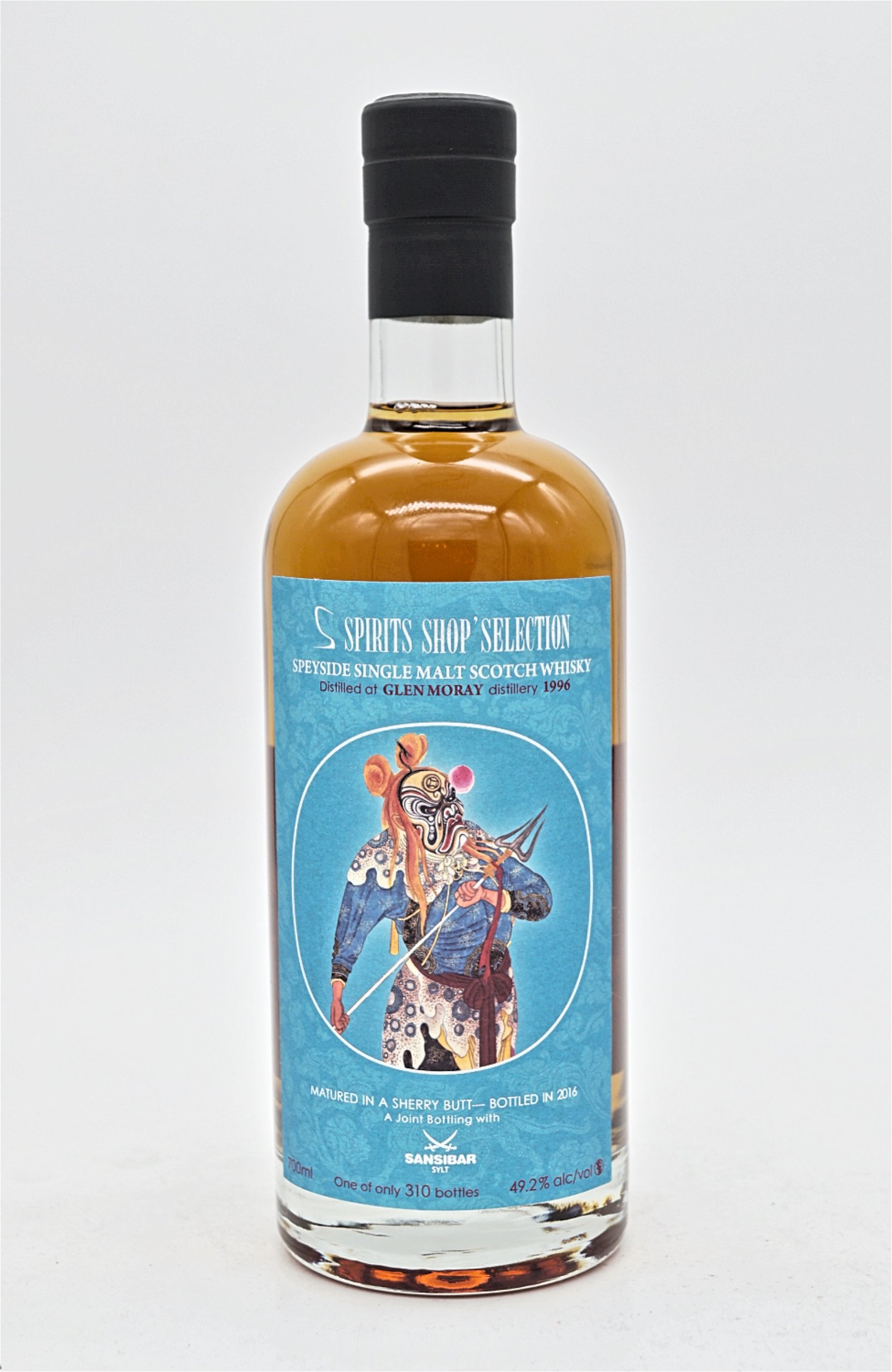 S-Spirits Shop Selection 20 Jahre Glen Moray Distillery 1996/2016 Sherry Butt Speyside Single Malt Scotch Whisky