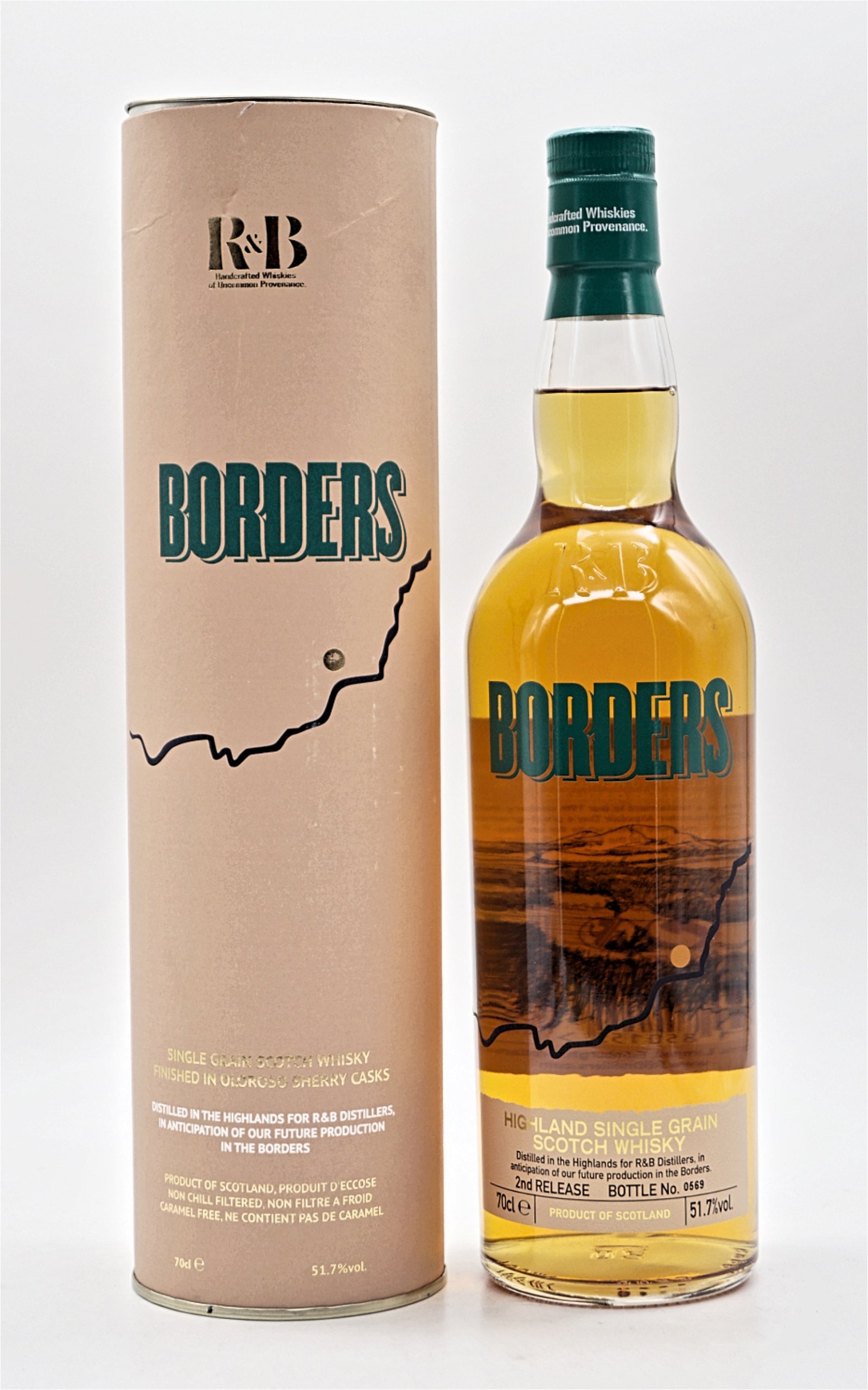 Borders 2nd Release Single Grain Scotch Whisky