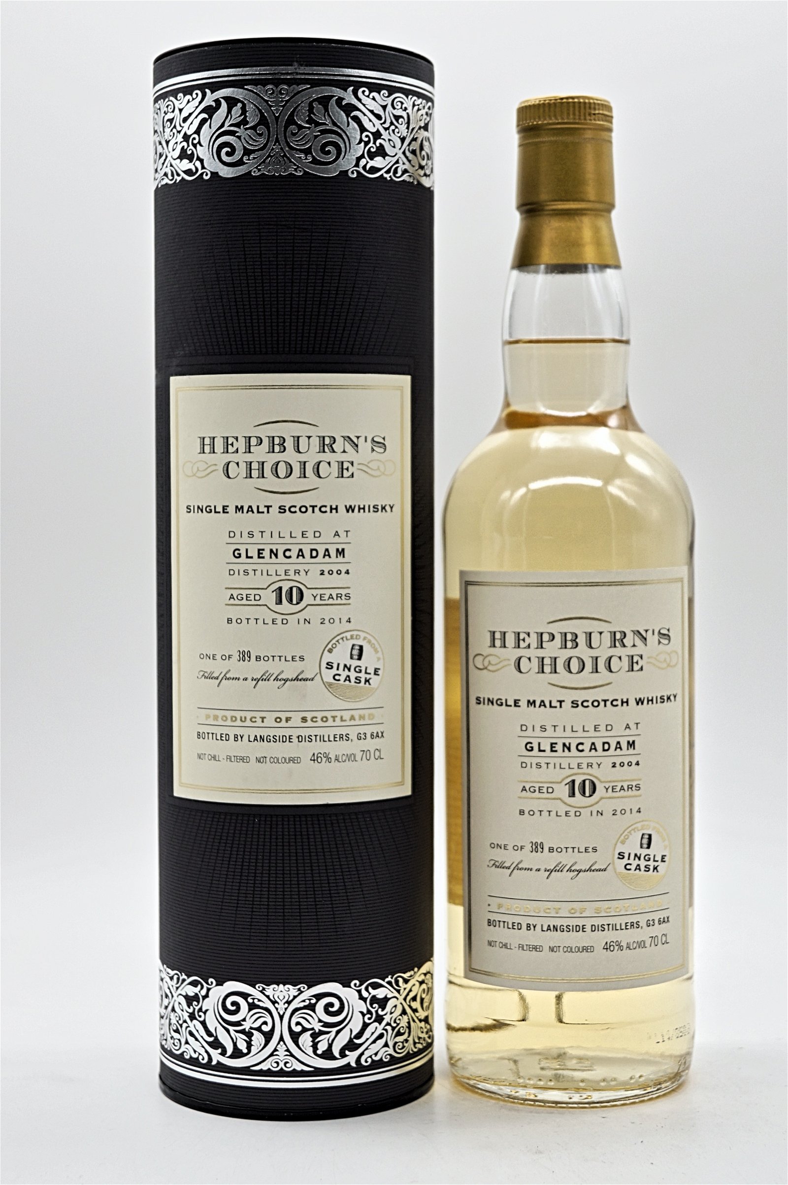 Hepburns Choice Glencadam 10 Jahre 2004/2014 - 389 Fl. Single Malt Scotch Whisky