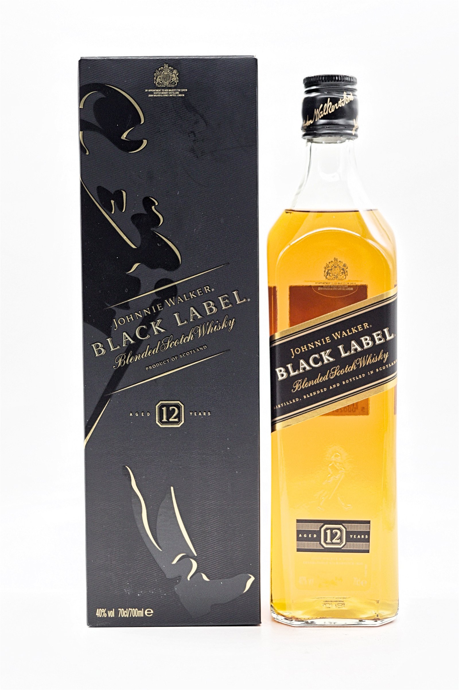 Johnnie Walker 12 Jahre Black Label Blended Scotch Whisky