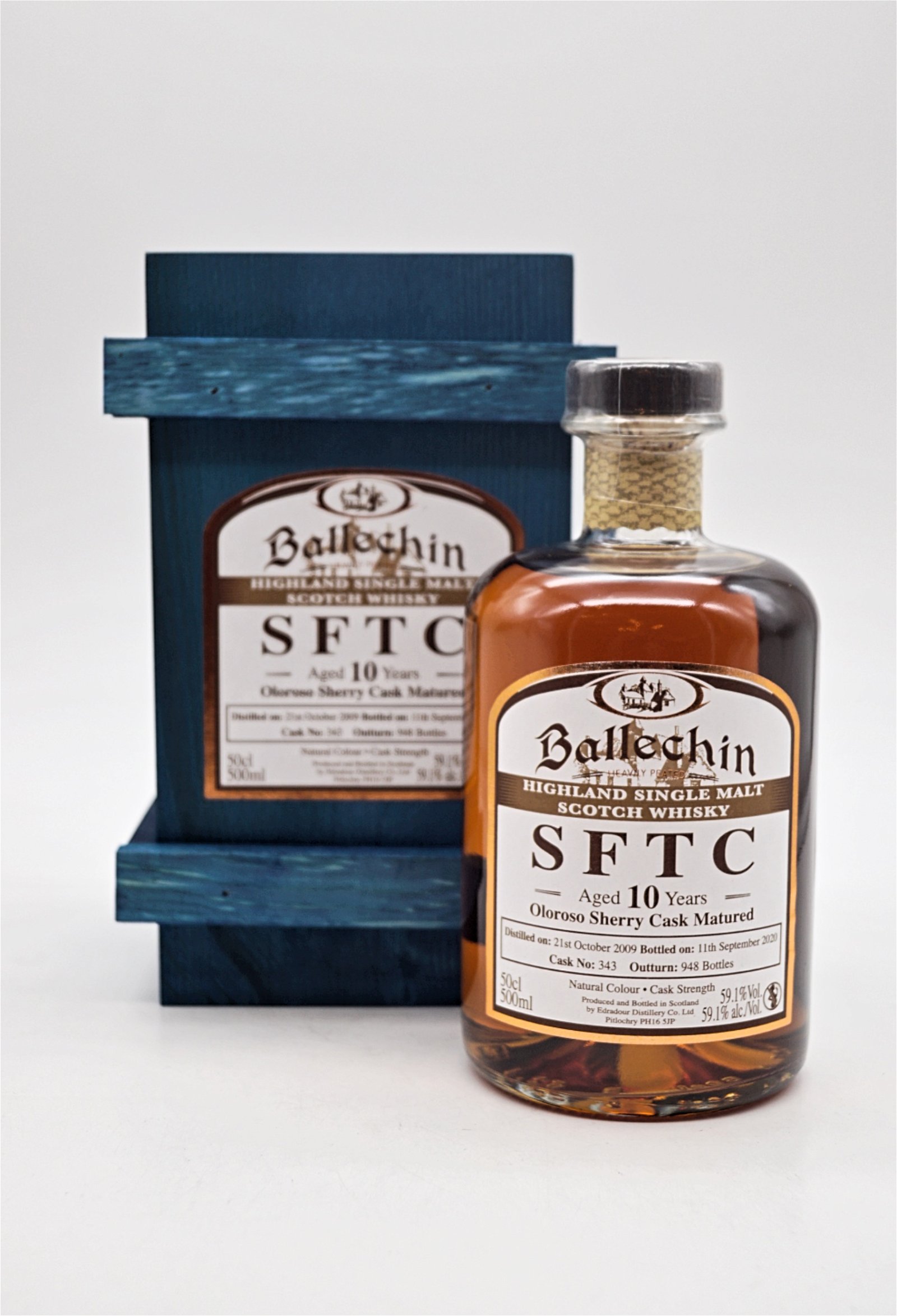 Ballechin 10 Jahre 09/20 Straight from the Cask Oloroso Cask #343