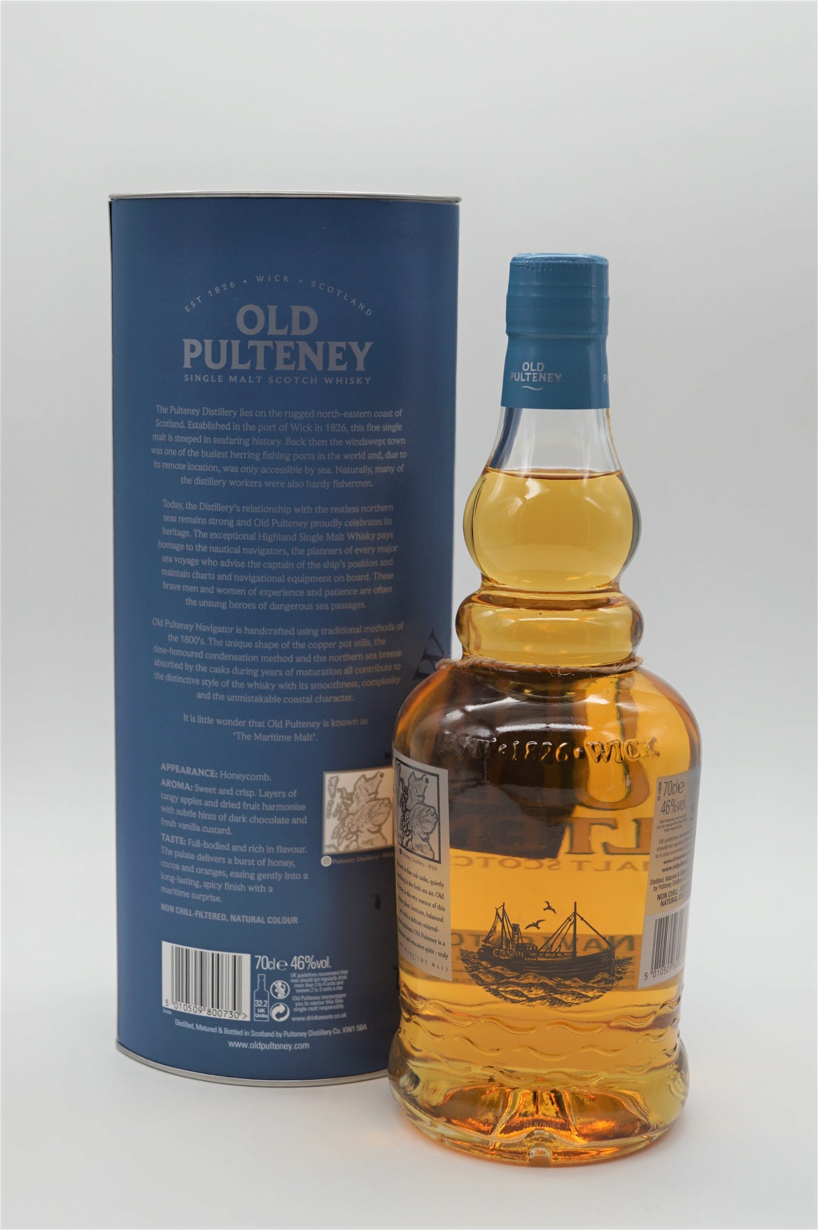 Old Pulteney Navigator Bourbon and Sherry Cask Single Malt Scotch Whisky