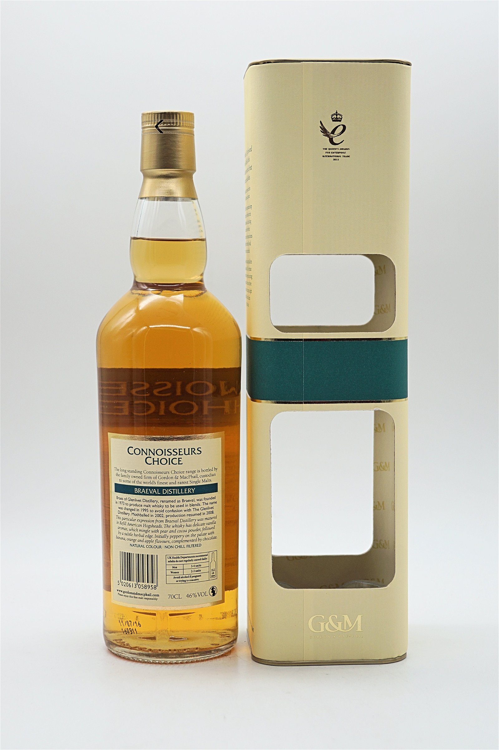 Gordon & Macphail Connoisseurs Choice Braeval 1998/2016 Single Malt Scotch Whisky