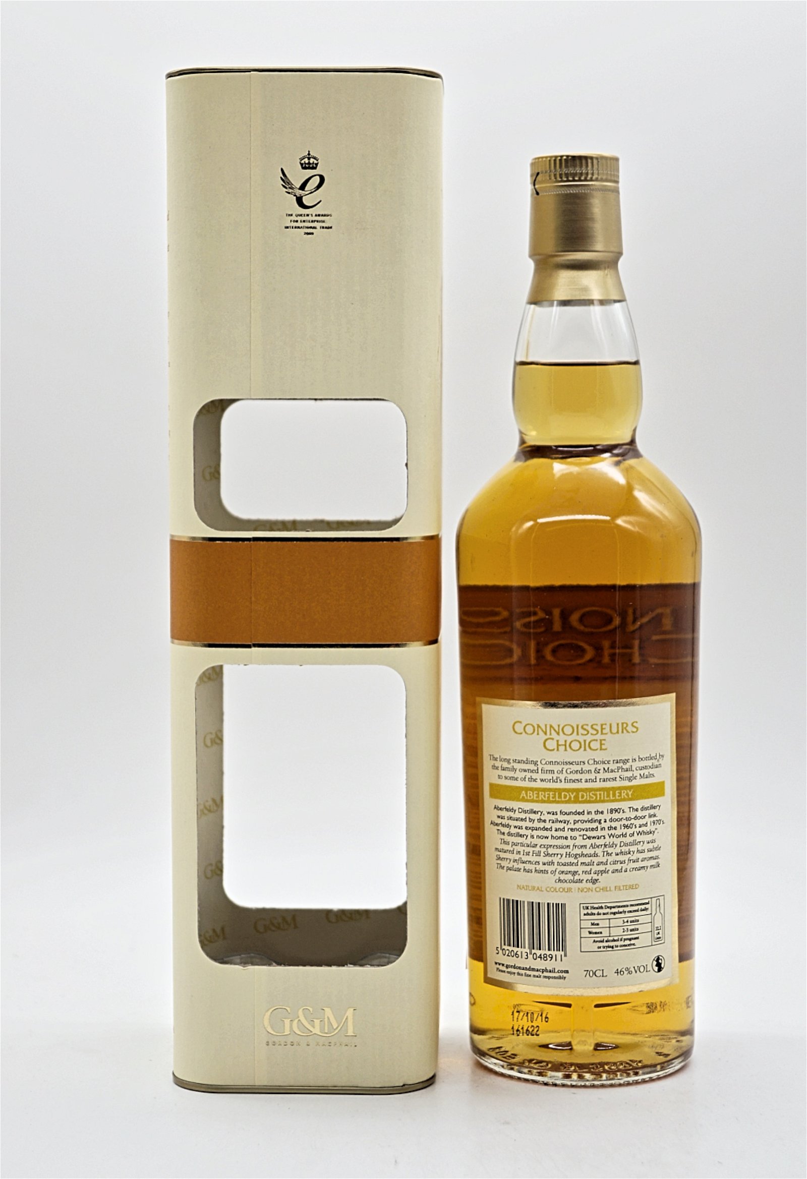 Gordon & Macphail Connoisseurs Choice Aberfeldy Distillery 1999/ 2016 Single Malt Scotch Whisky