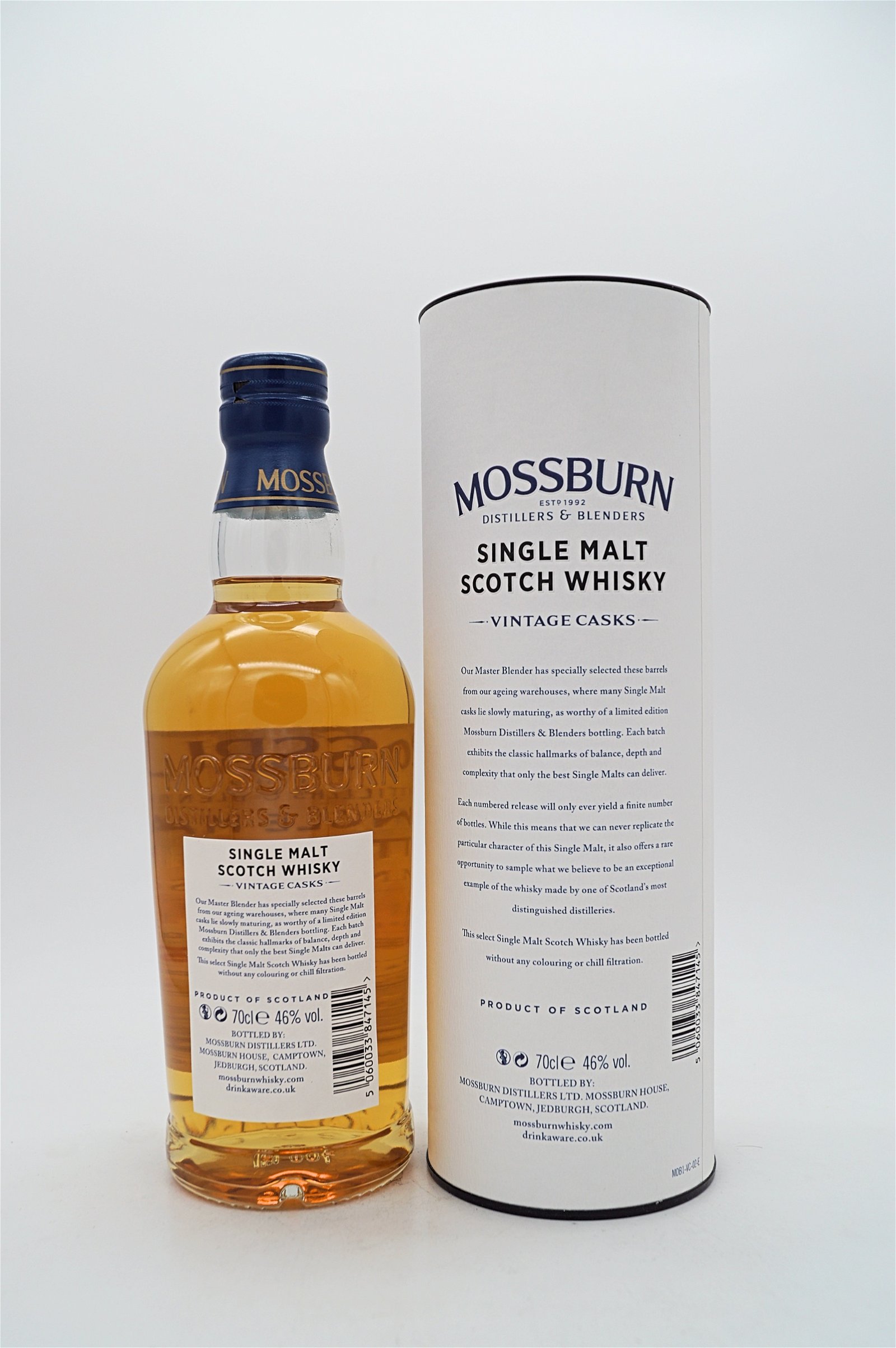 Mossburn 10 Jahre Inchgower Vintage Cask Nr 2 Single Malt Scotch Whisky