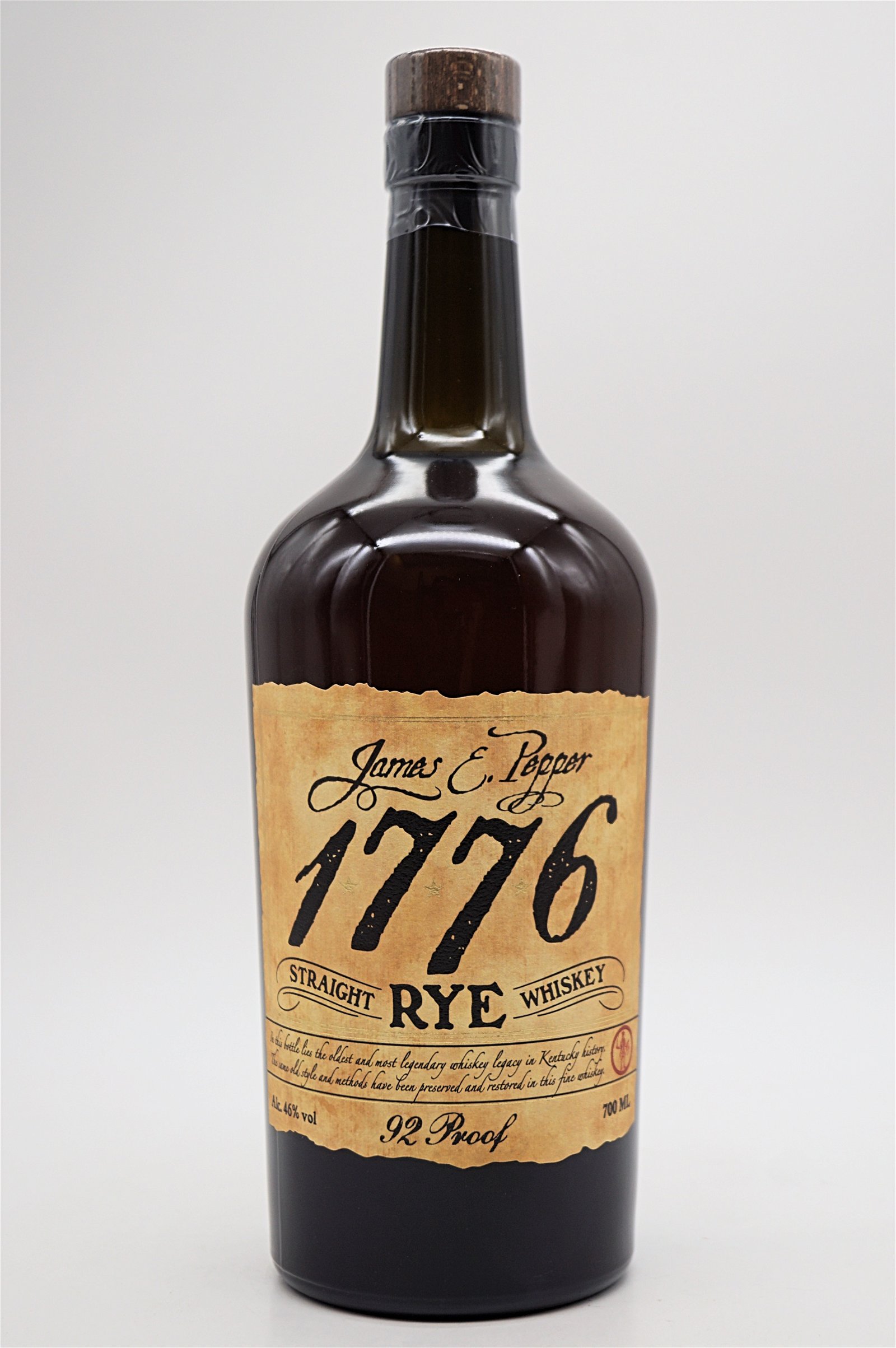 Straight Rye Whiskey 92 Proof