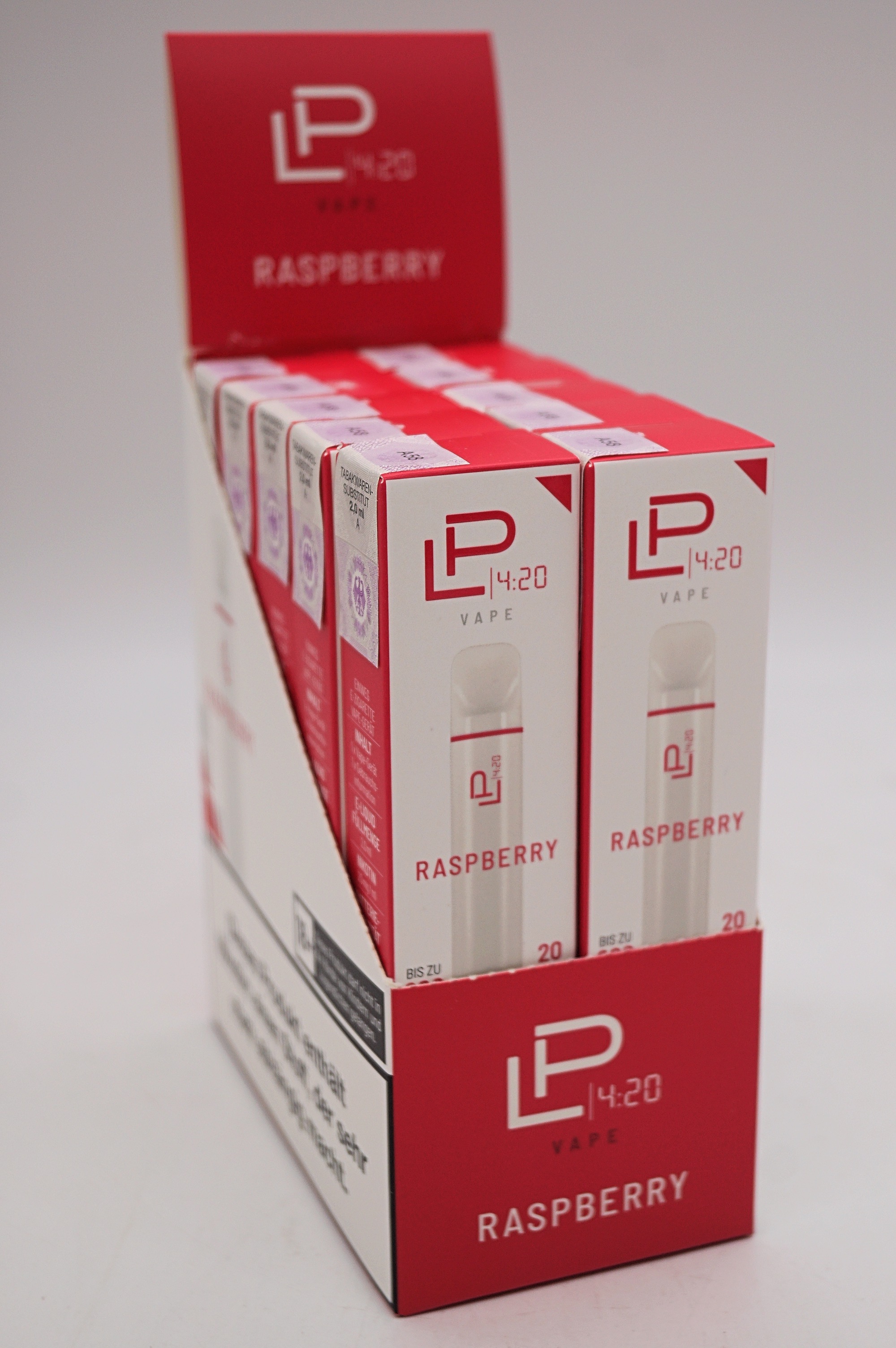 E-Zigarette Raspberry 10 Stück Sparset
