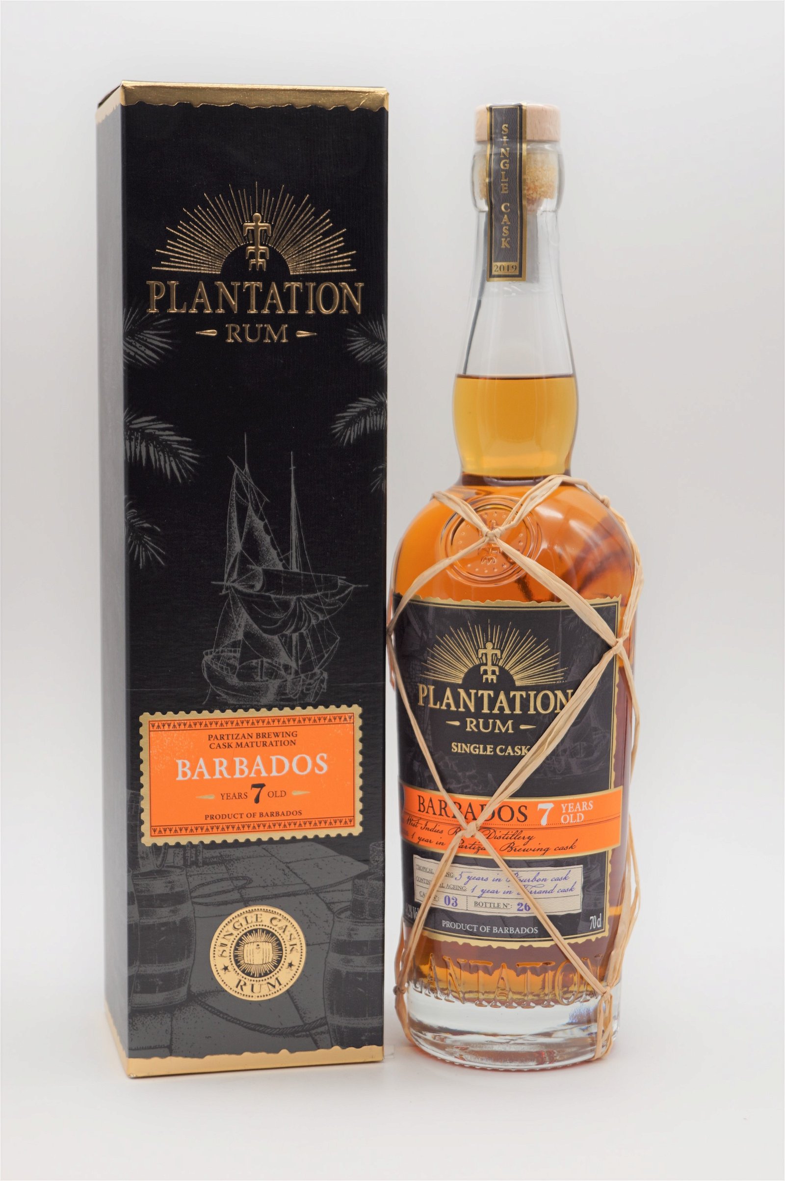 Plantation Rum Barbados 7 Jahre Single Cask Collection Partizan Brewing Finish