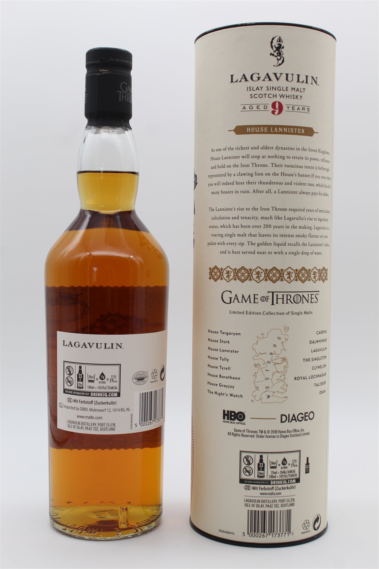 Lagavulin 9 Jahre House Lannister Game of Thrones Limited Edition Single Malt Scotch Whisky