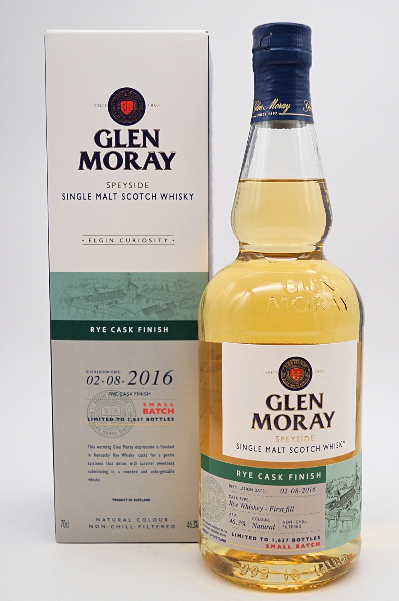 Glen Moray Rye Cask Finish Speyside Single Malt Scotch Whisky
