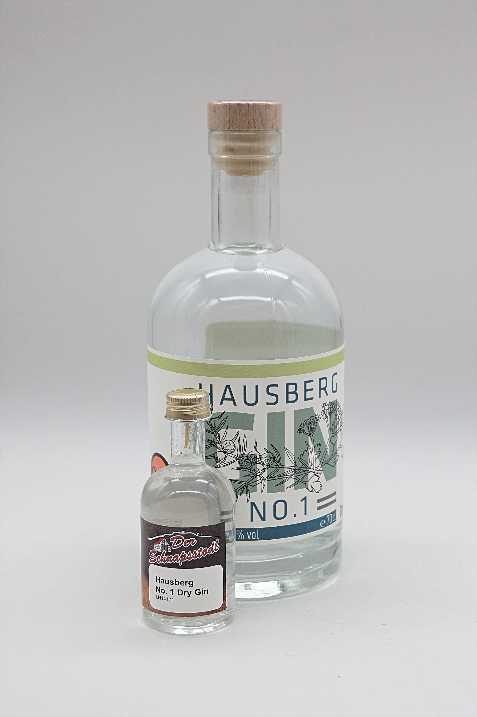 Hausberg Gin No. 1 Dry Gin Sample 50 ml 