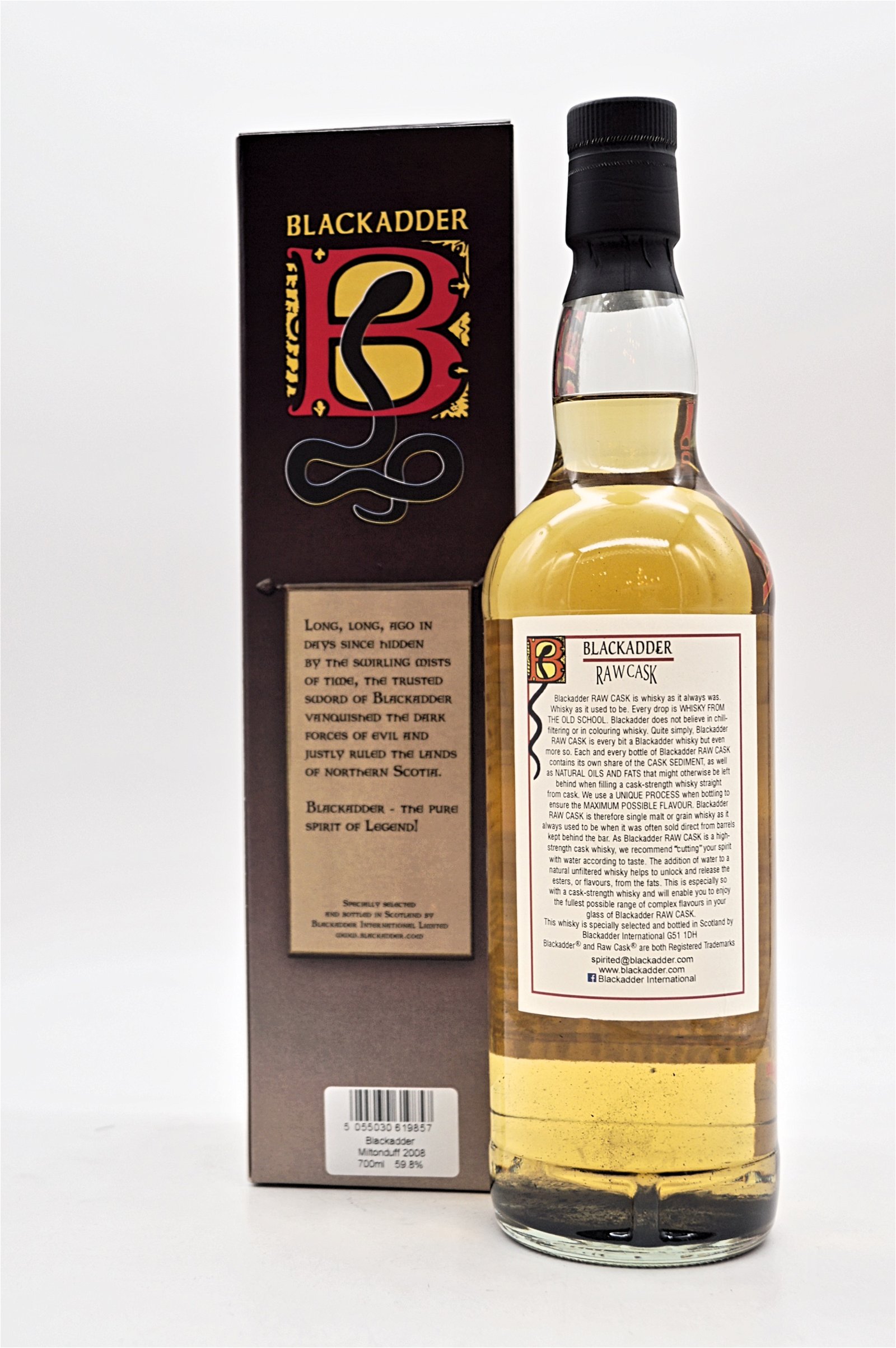 Blackadder 12 Jahre Miltonduff Raw Cask No 10033 Speyside Single Malt Scotch Whisky