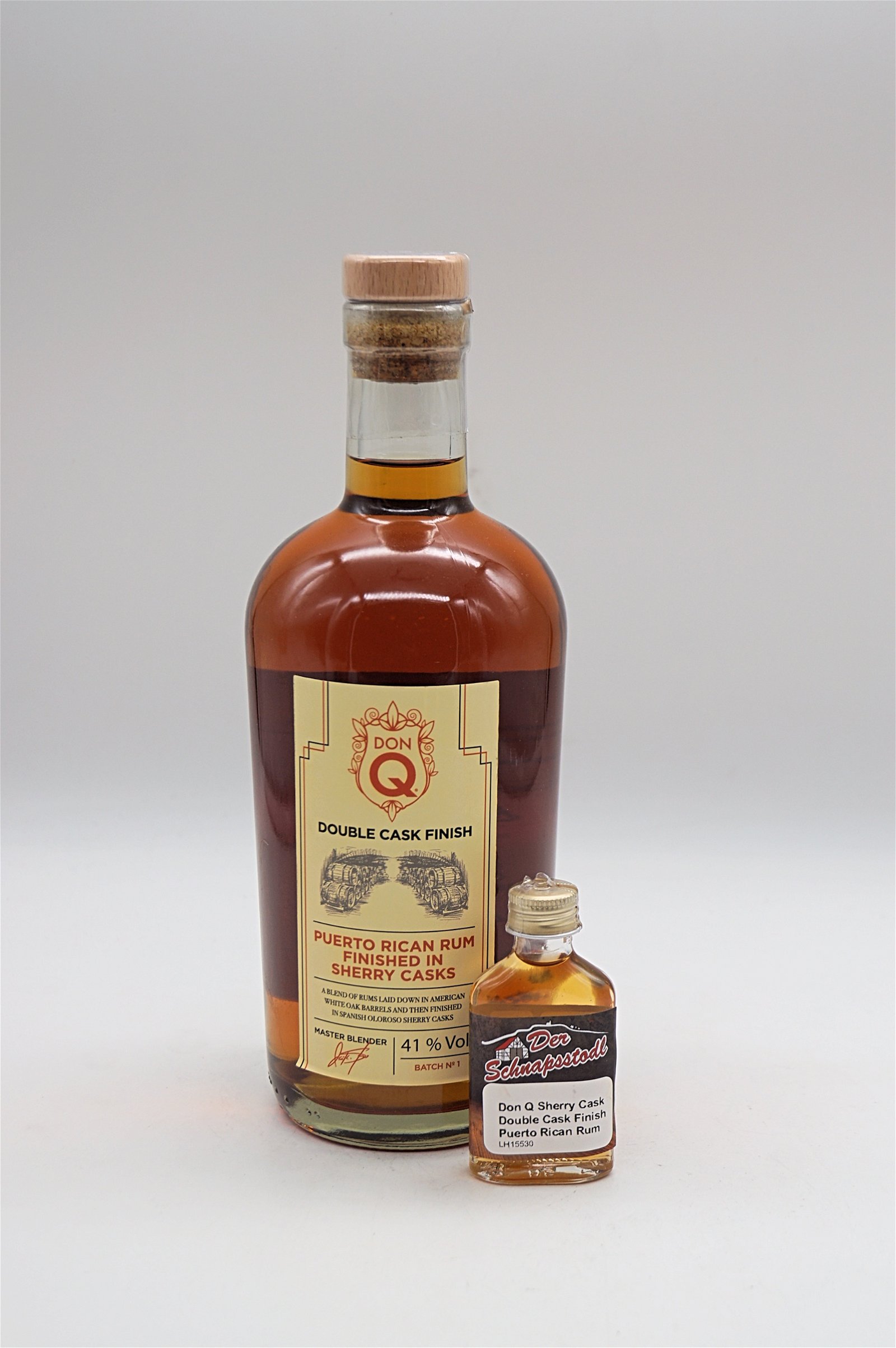 Don Q Sherry Cask Double Cask Finish Puerto Rican Rum Sample 20 ml