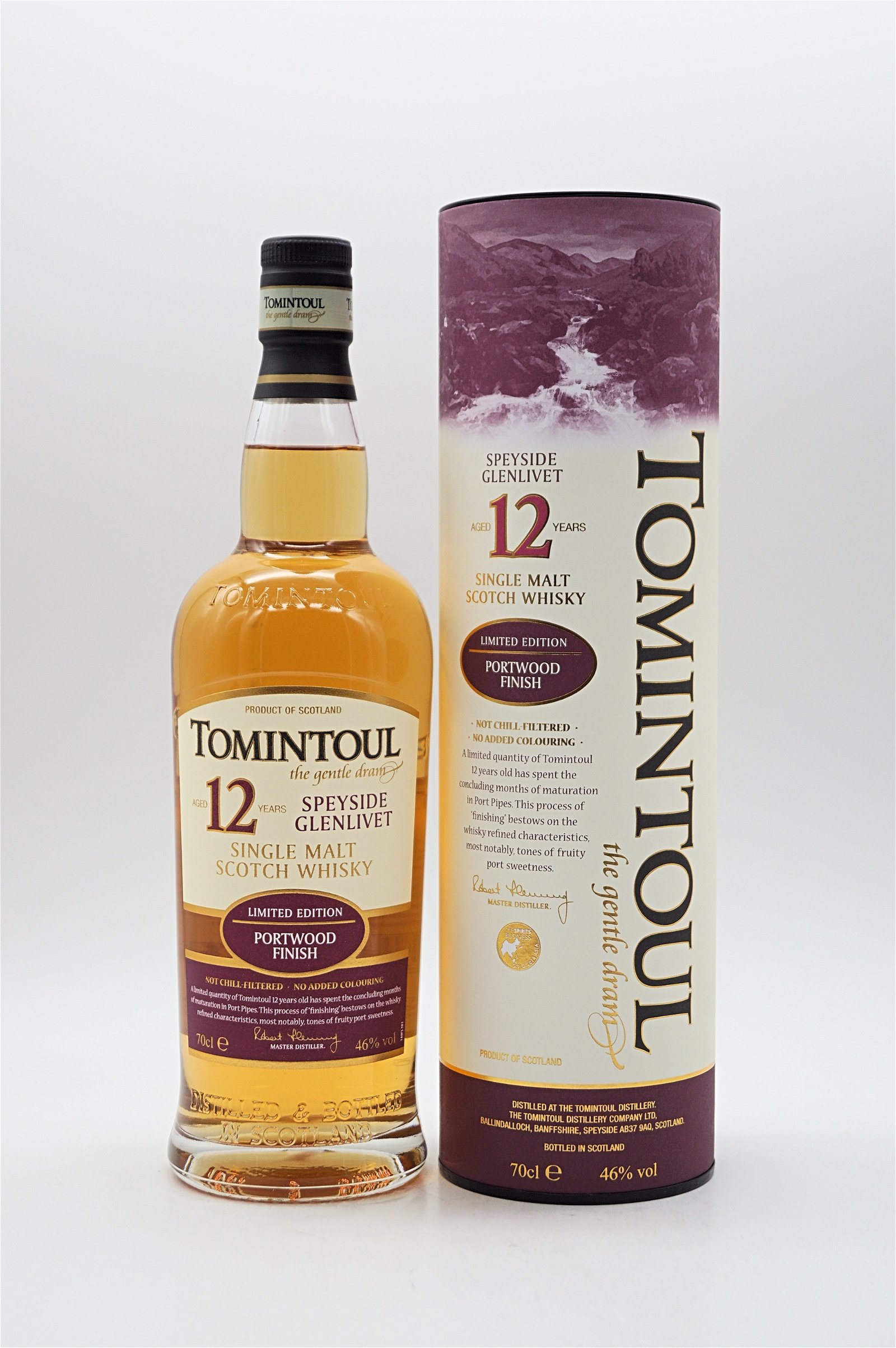Tomintoul 12 Jahre Single Malt Scotch Whisky Portwood Finish