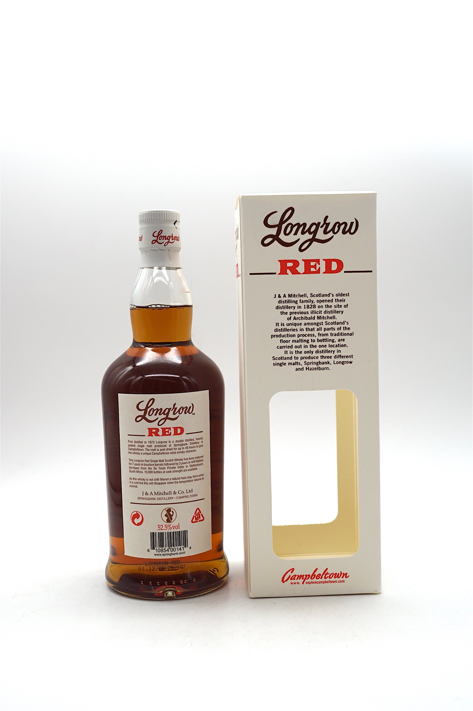 Longrow RED 10 Jahre Peated Campbeltown Single Malt Scotch Whisky