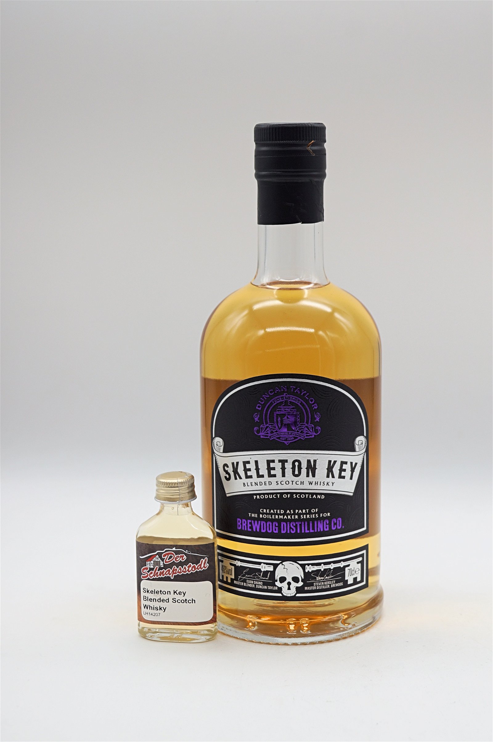 Duncan Taylor Skeleton Key Blended Scotch Whisky Sample 20 ml