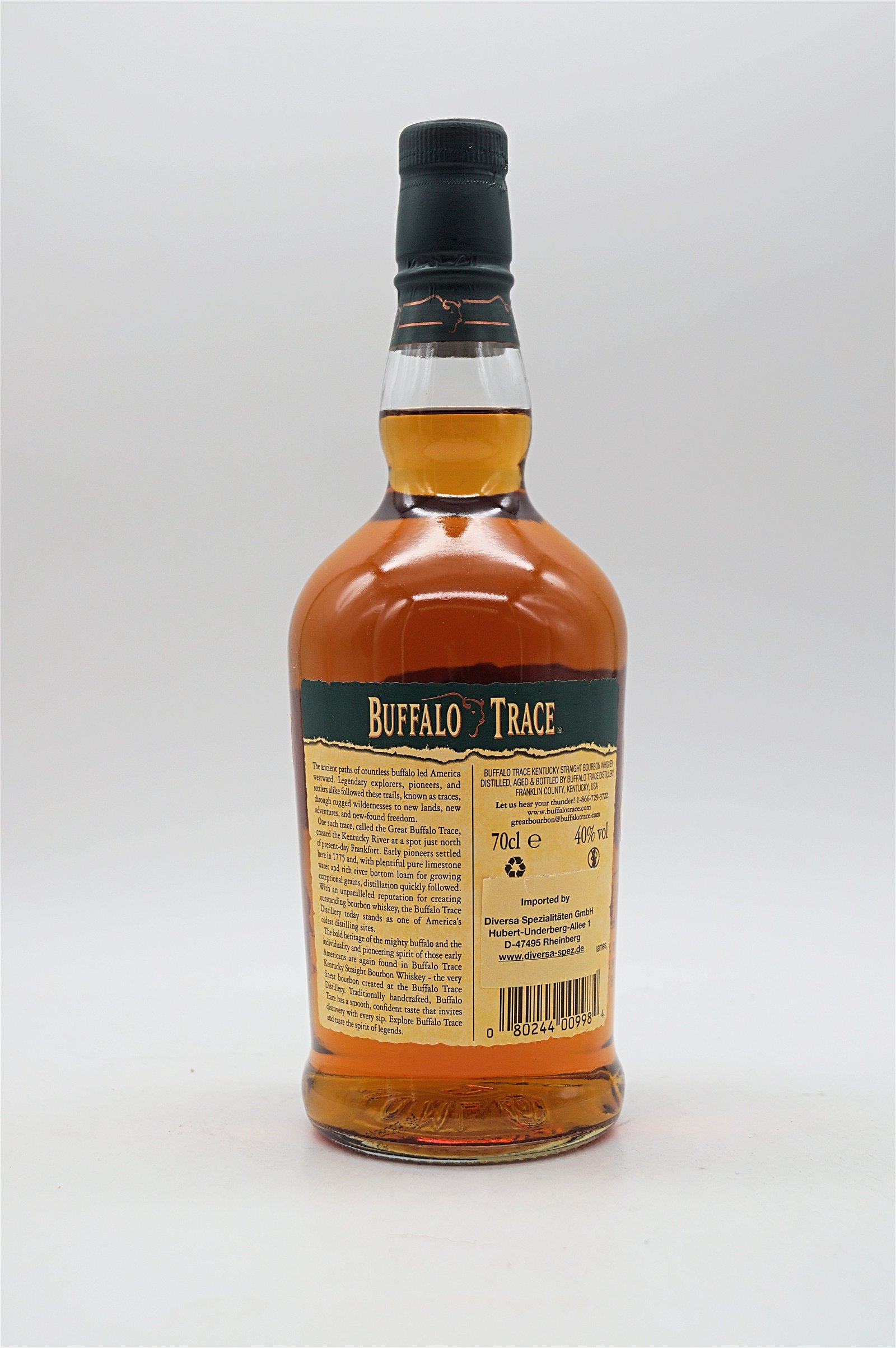 Buffalo Trace Distillery Kentucky Straight Bourbon Whiskey