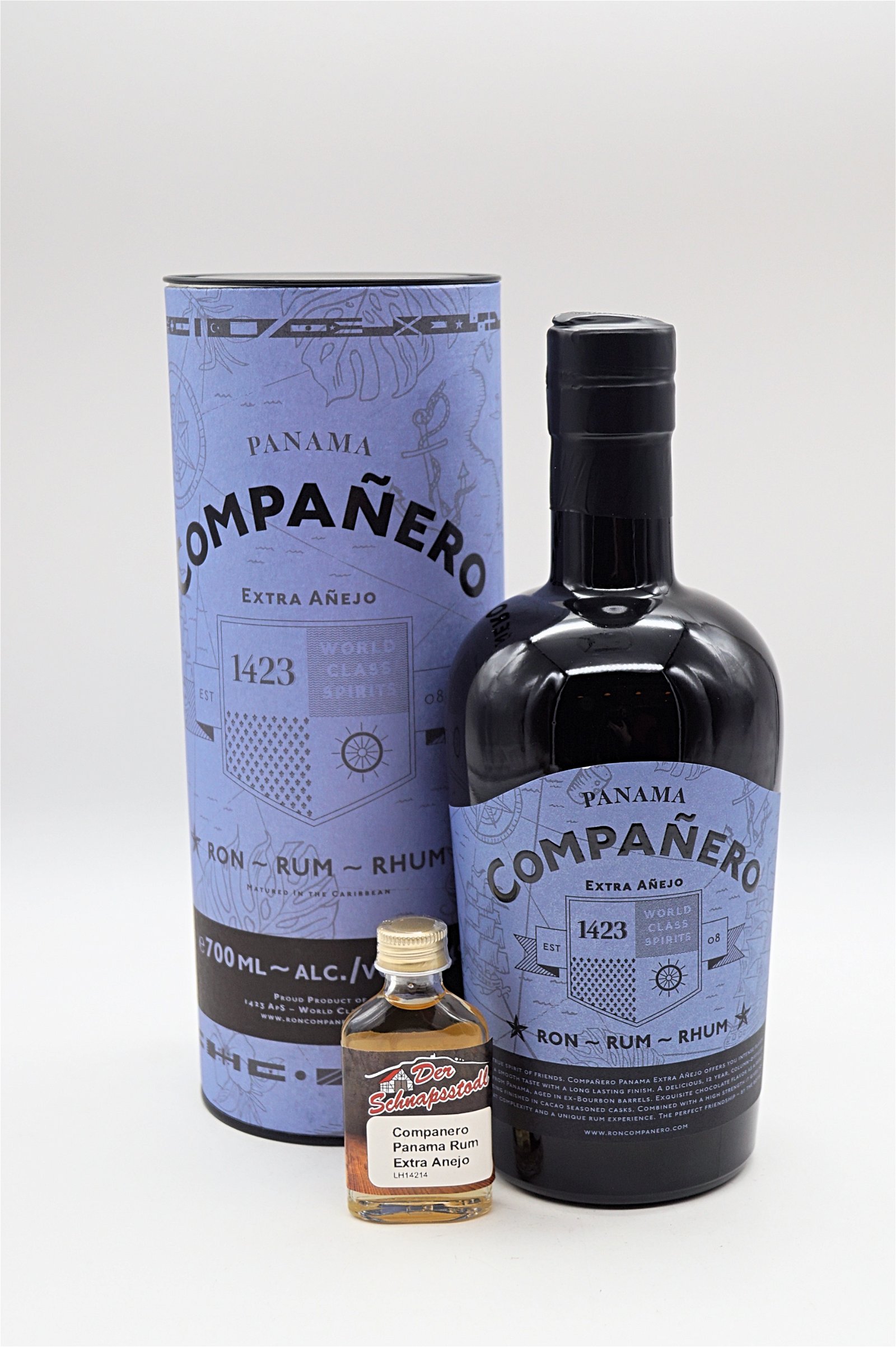 Companero Ron Panama Extra Anejo Rum Sample 20 ml 