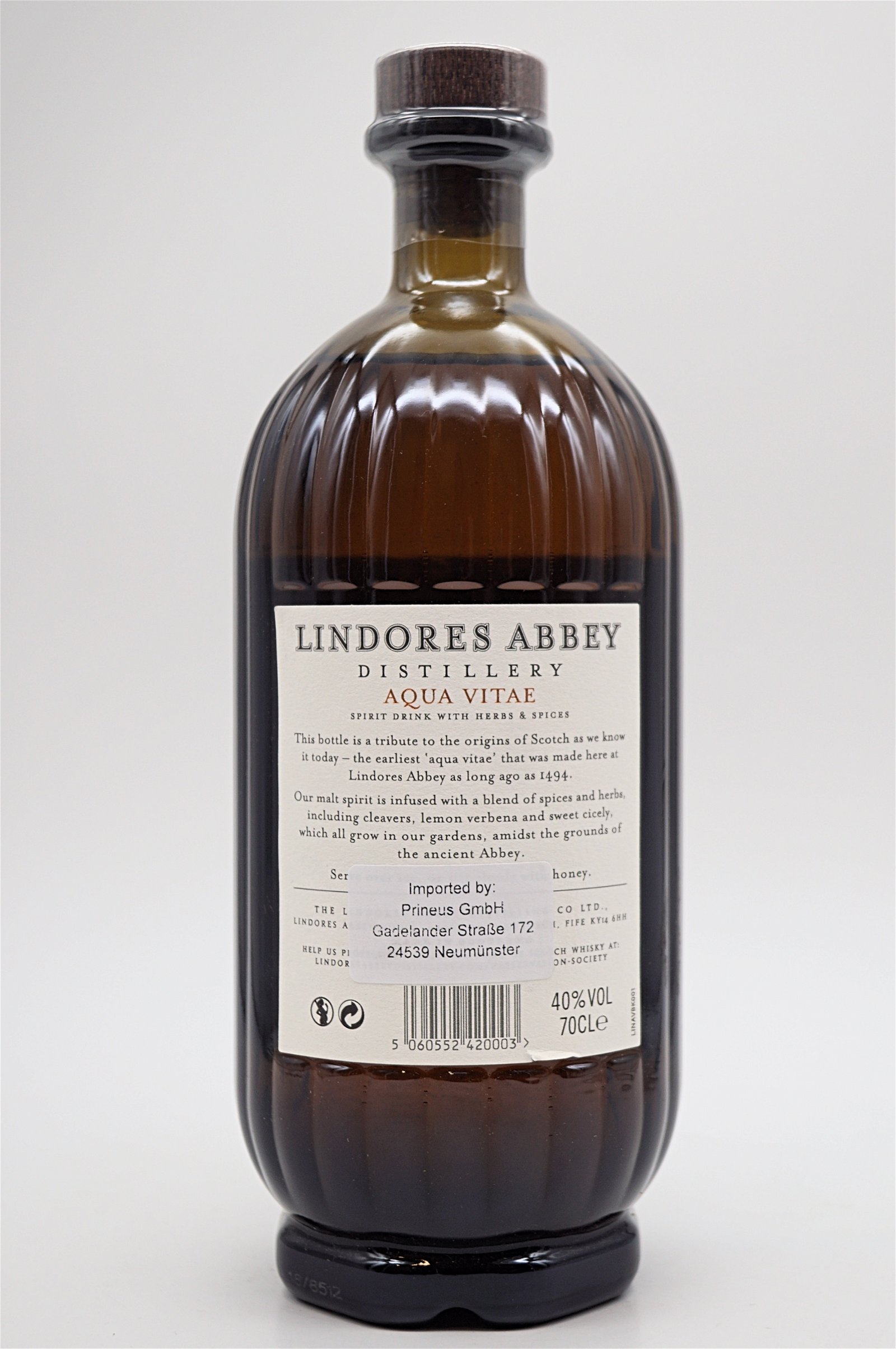 Lindores Abbey Distillery Aqua Vitae Botanical Malt Spirit